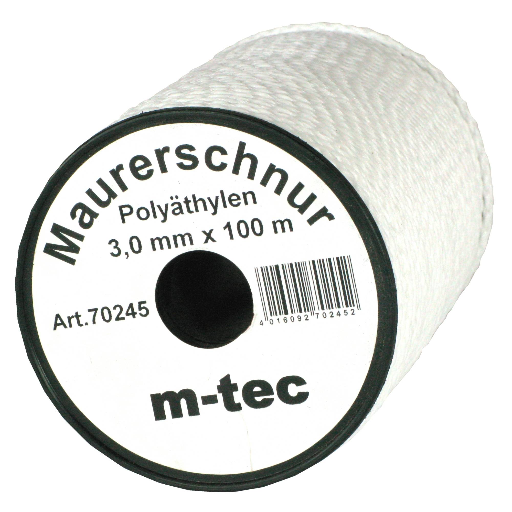 Lot-Maurerschnur 100 m x Ø 3,0 mm Weiss
