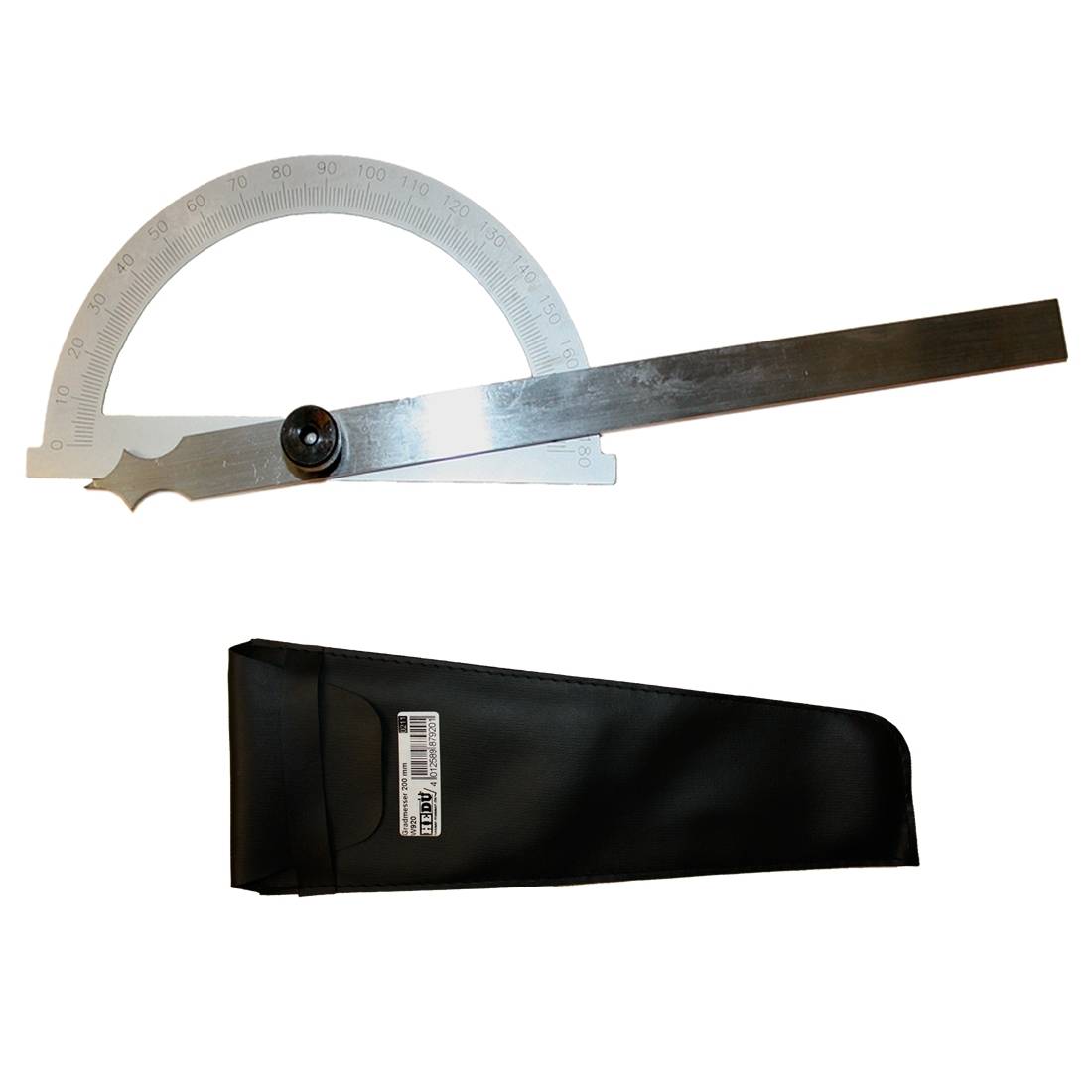Gradmesser 150 mm, inkl. Ledertasche