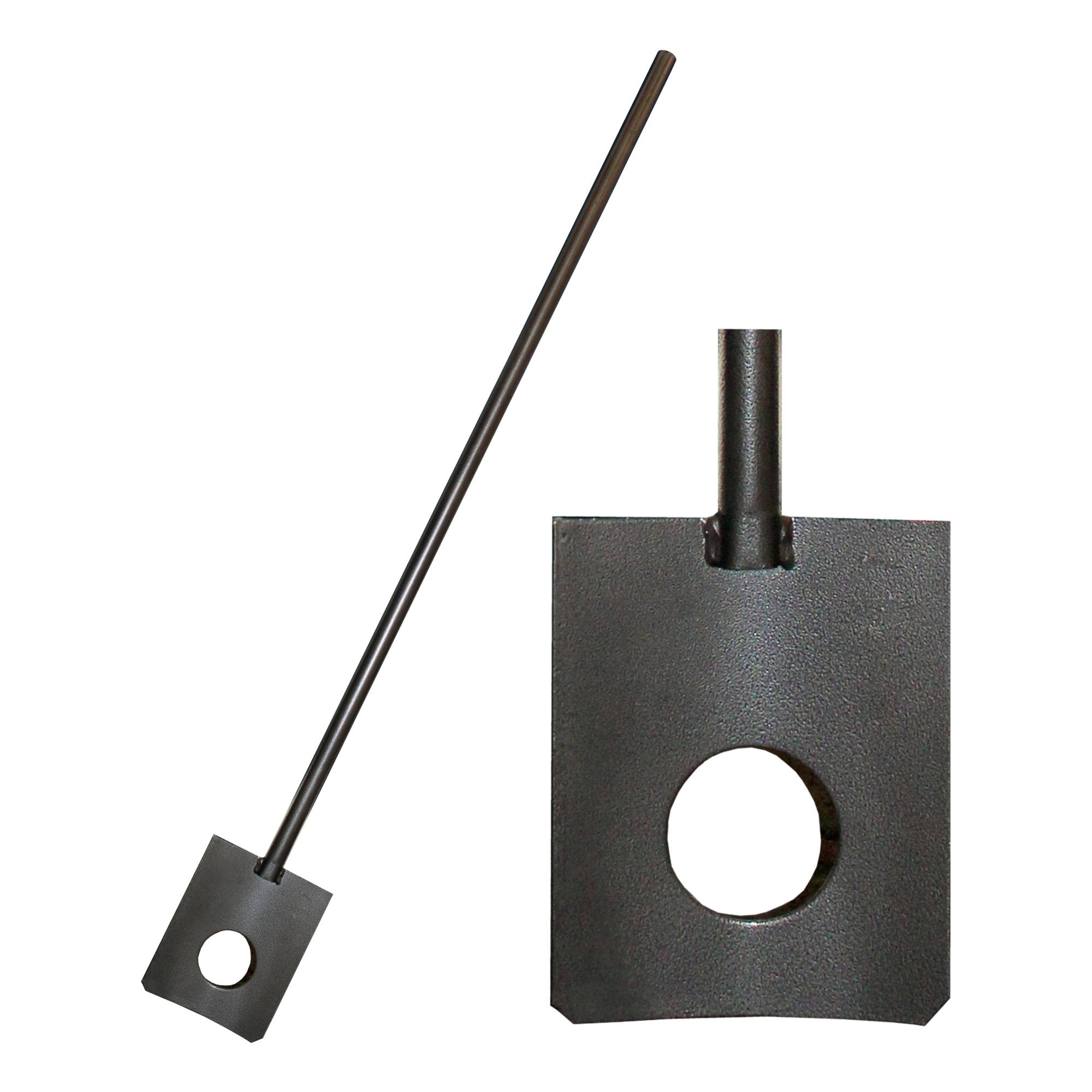 Mörtelrührspaten 200 x 160 mm, mit Knopfstiel