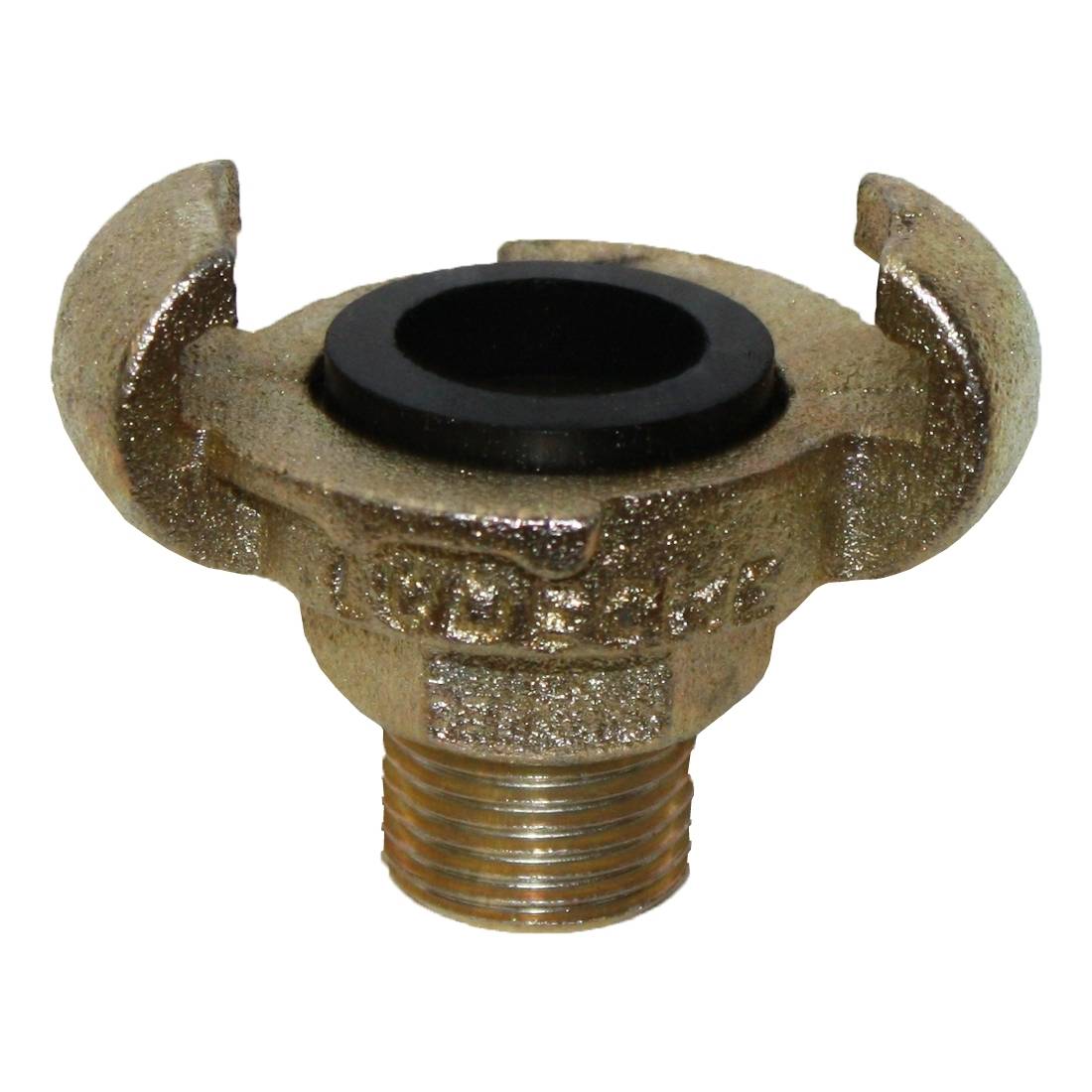 Druckluft-Schlauchkupplung 1/2', Außen, Gummidichtung