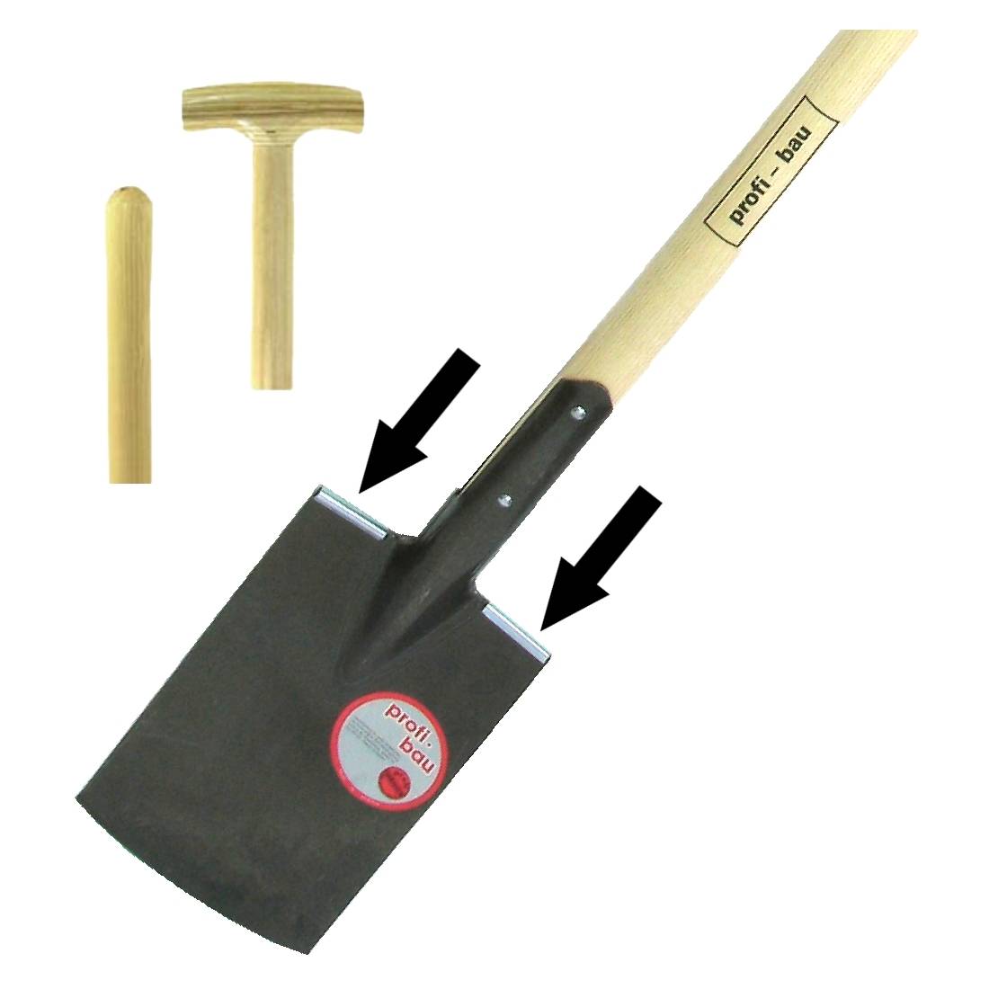 Bauspaten-Tritt / Aufsteckhülse für Bauspaten Art.11153 und 11154