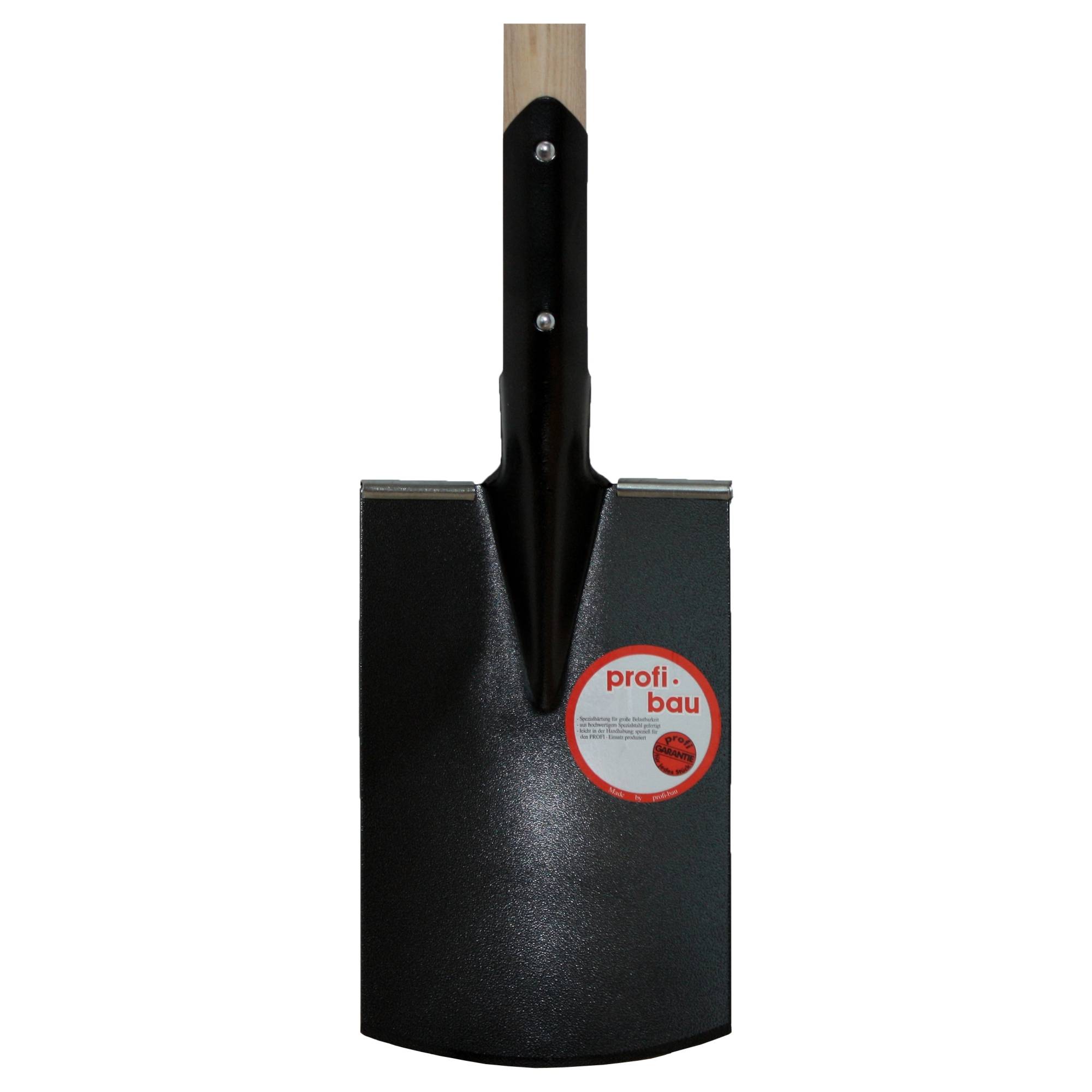 Bauspaten 'Star' 280 x 180 mm, Hammerschlagoberfläche, mit T-Stiel