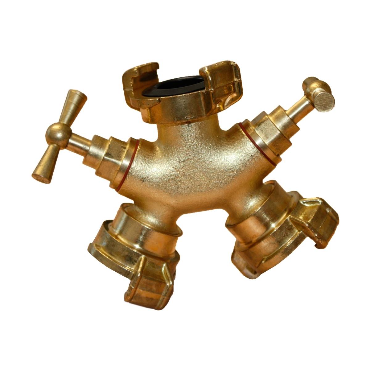 Zwei-Wege-Ventil 1/2'' mit Geka-Schnellkupplungen