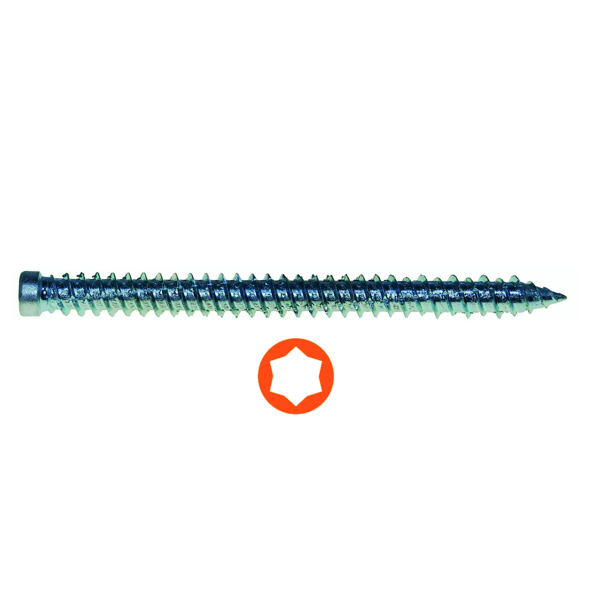 Fensterrahmenschraube ZK T7,5 vz 7,5 x 72 mm / Pck a 100 Stück