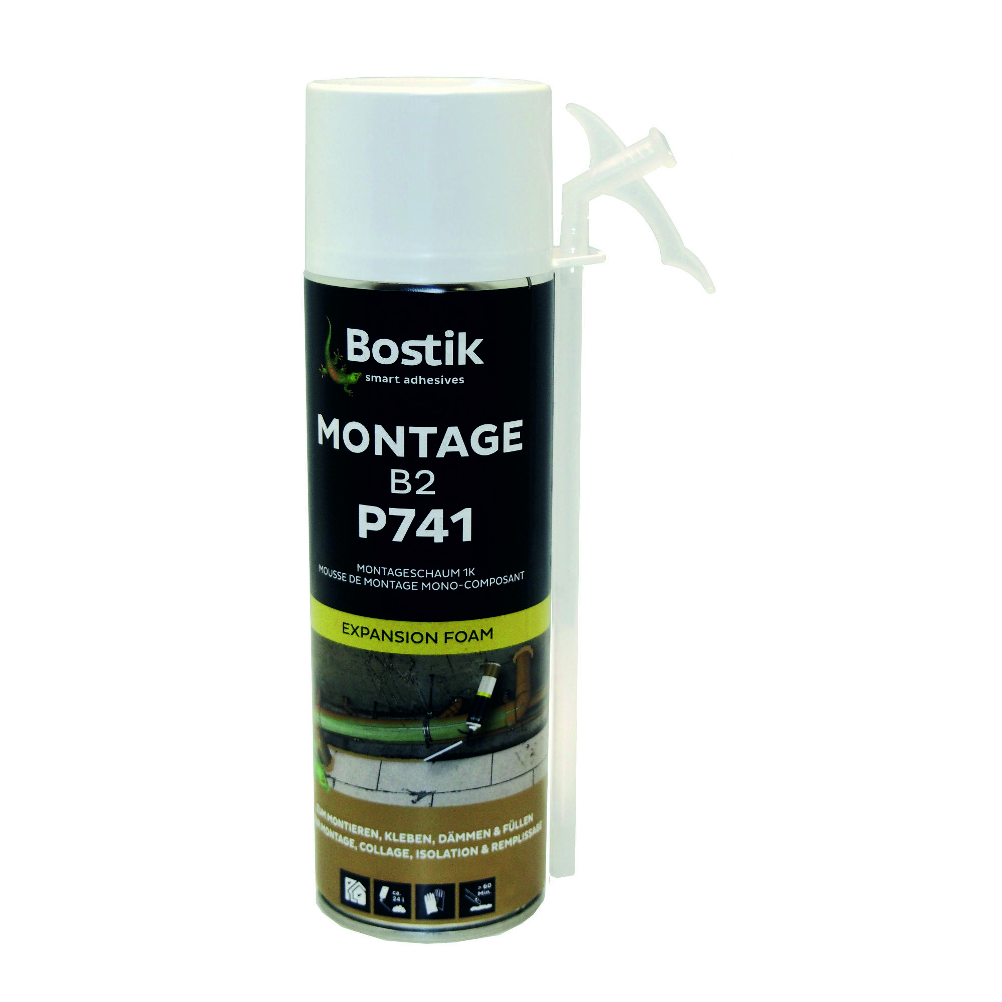 Montageschaum 1-K P741, B2 / 500 ml Dose