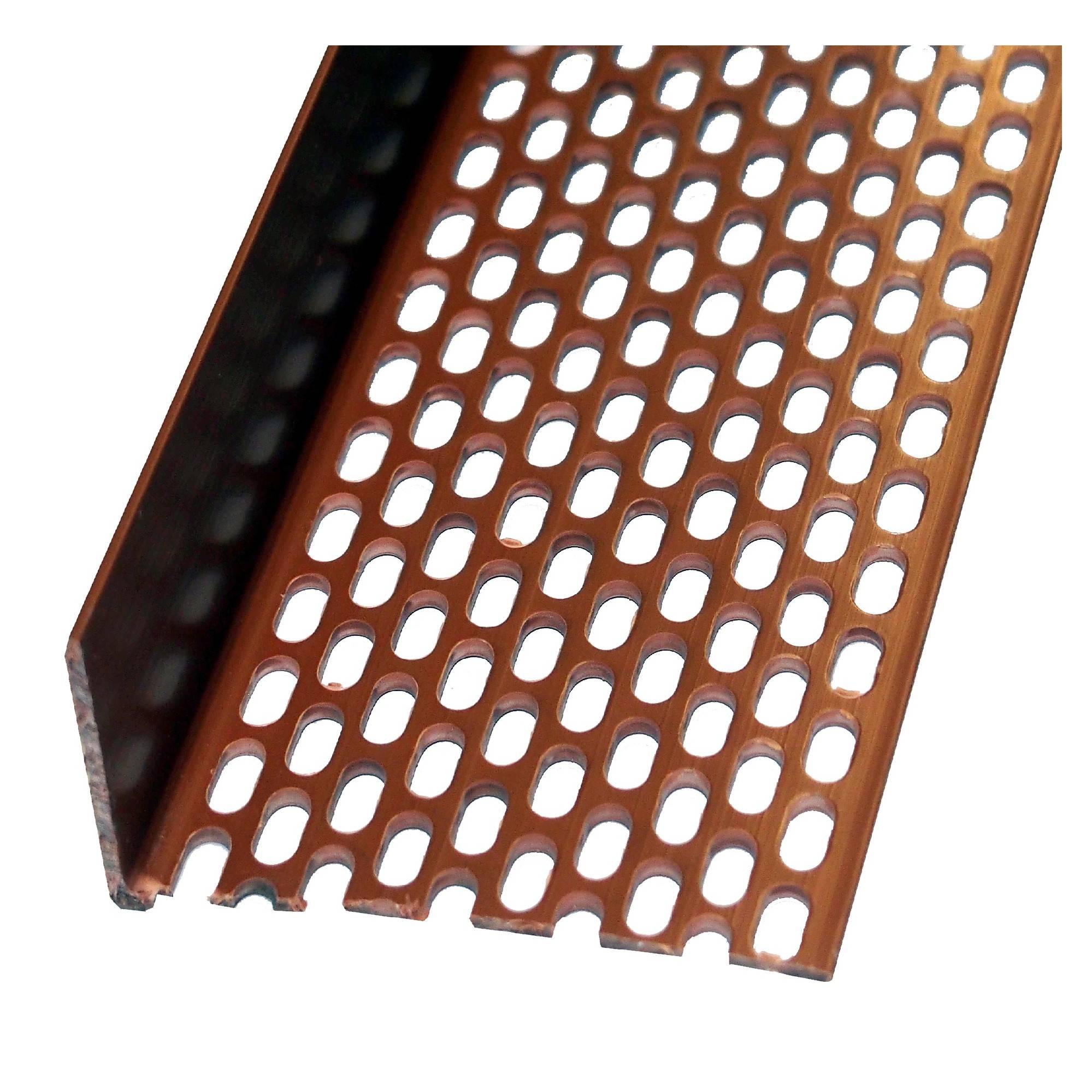 Lüftungsprofil 30 x 30 ziegelrot / Bd a 20 x 2,5 m Stäbe