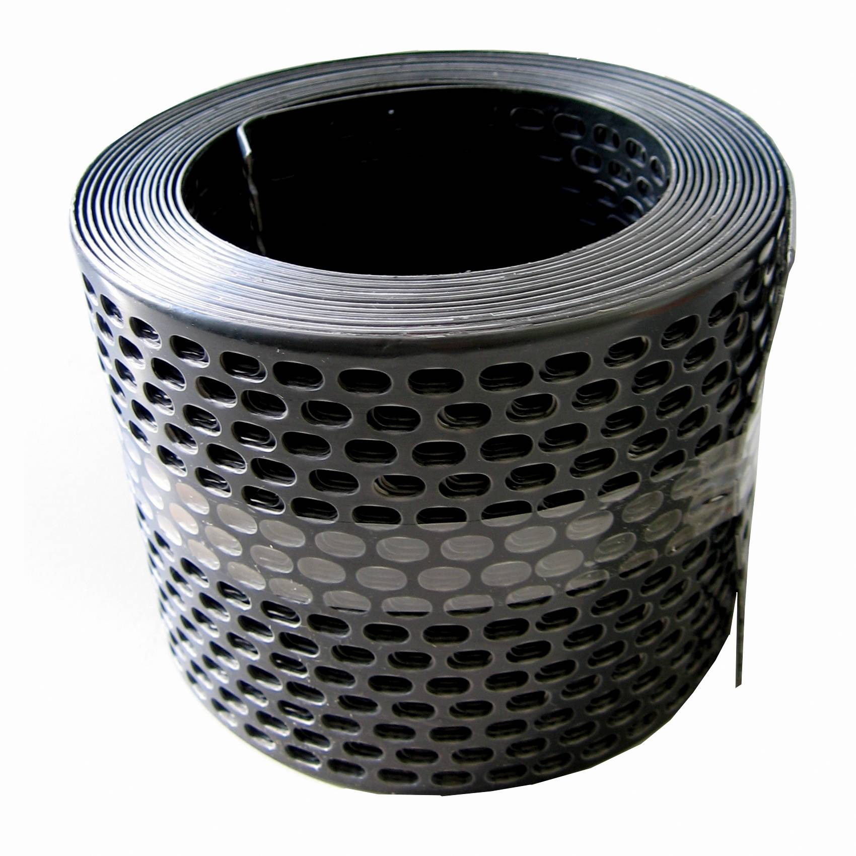 Traufgitter 50 mm schwarz / Rolle a 5 lfm