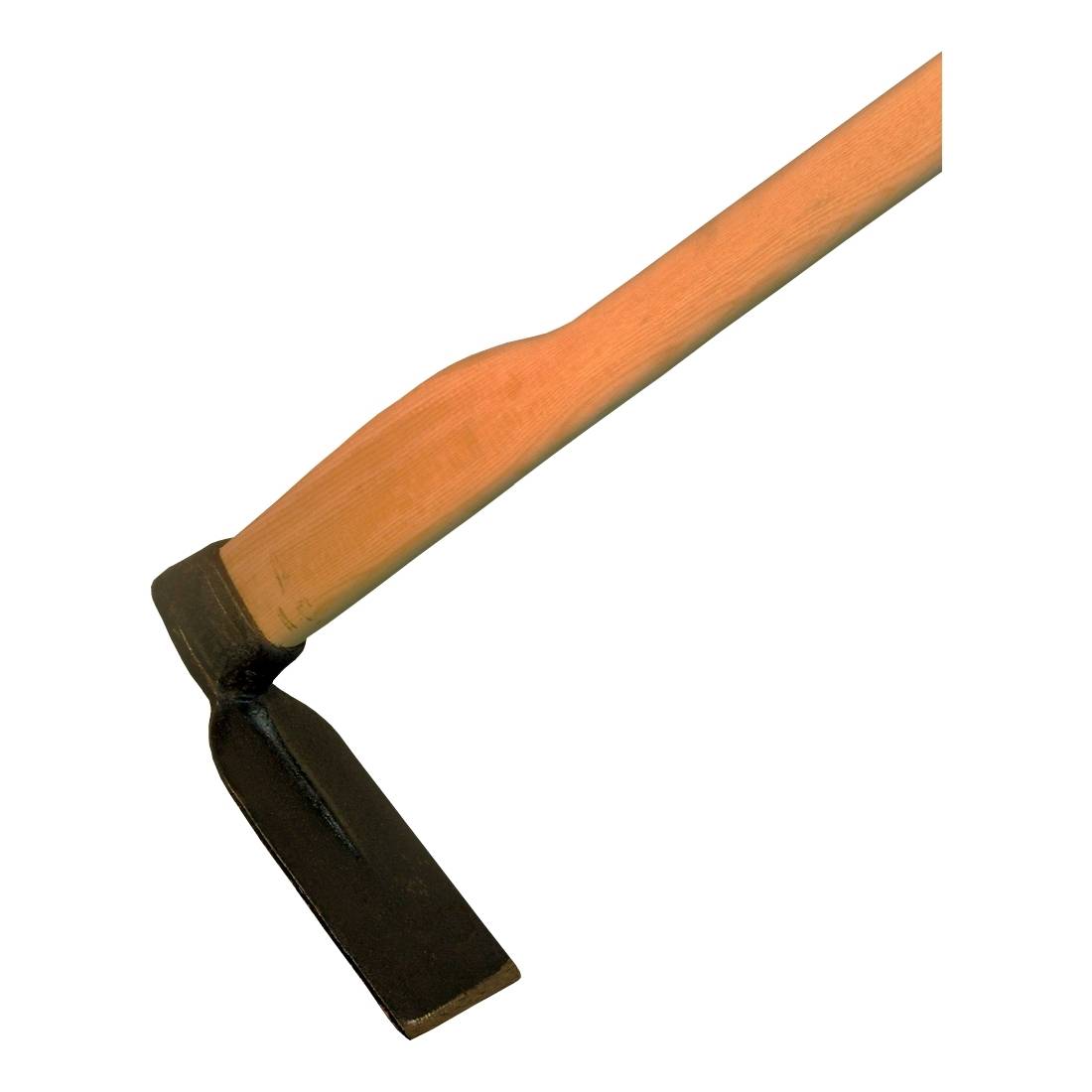 Platthacke 200 x 100 mm, kantig, mit Stiel