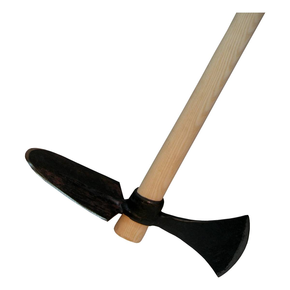 Wiedehopfhaue ovale Blattform, mit Stiel