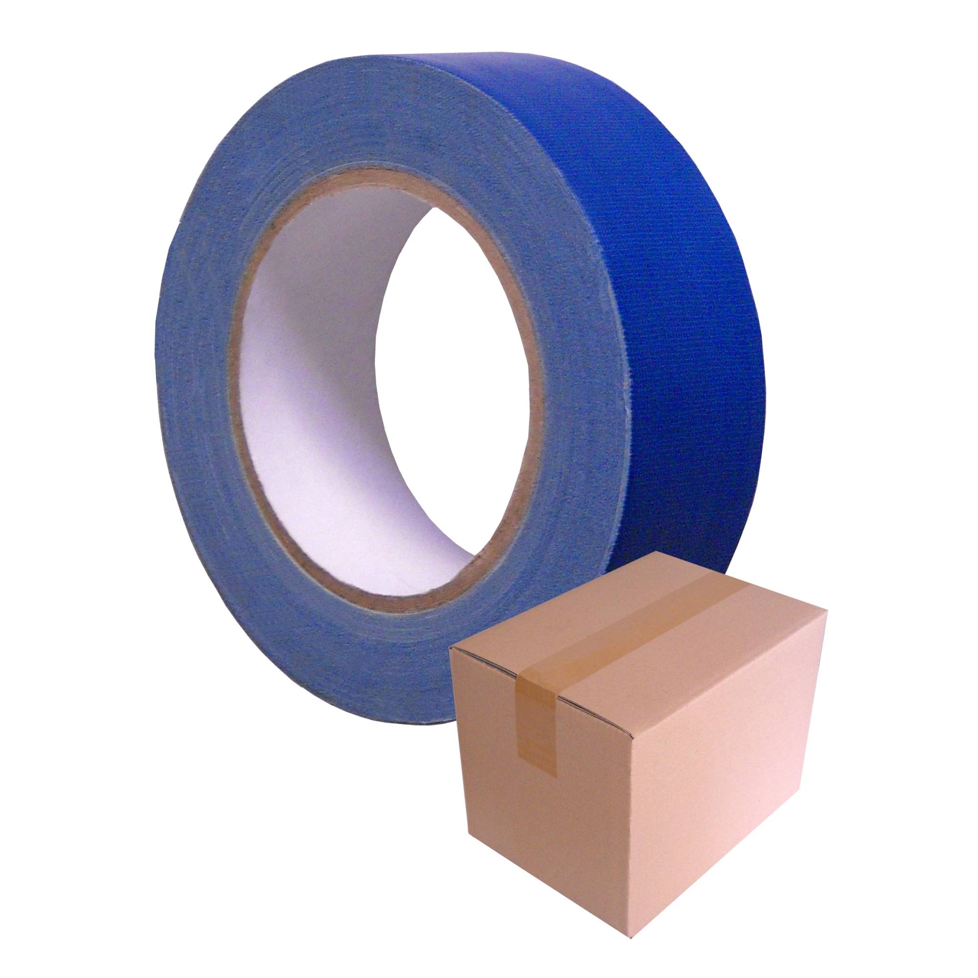 Gewebe-Klebeband T104 UV-blau, 19 mm x 25 m / Krt a 64 Rollen