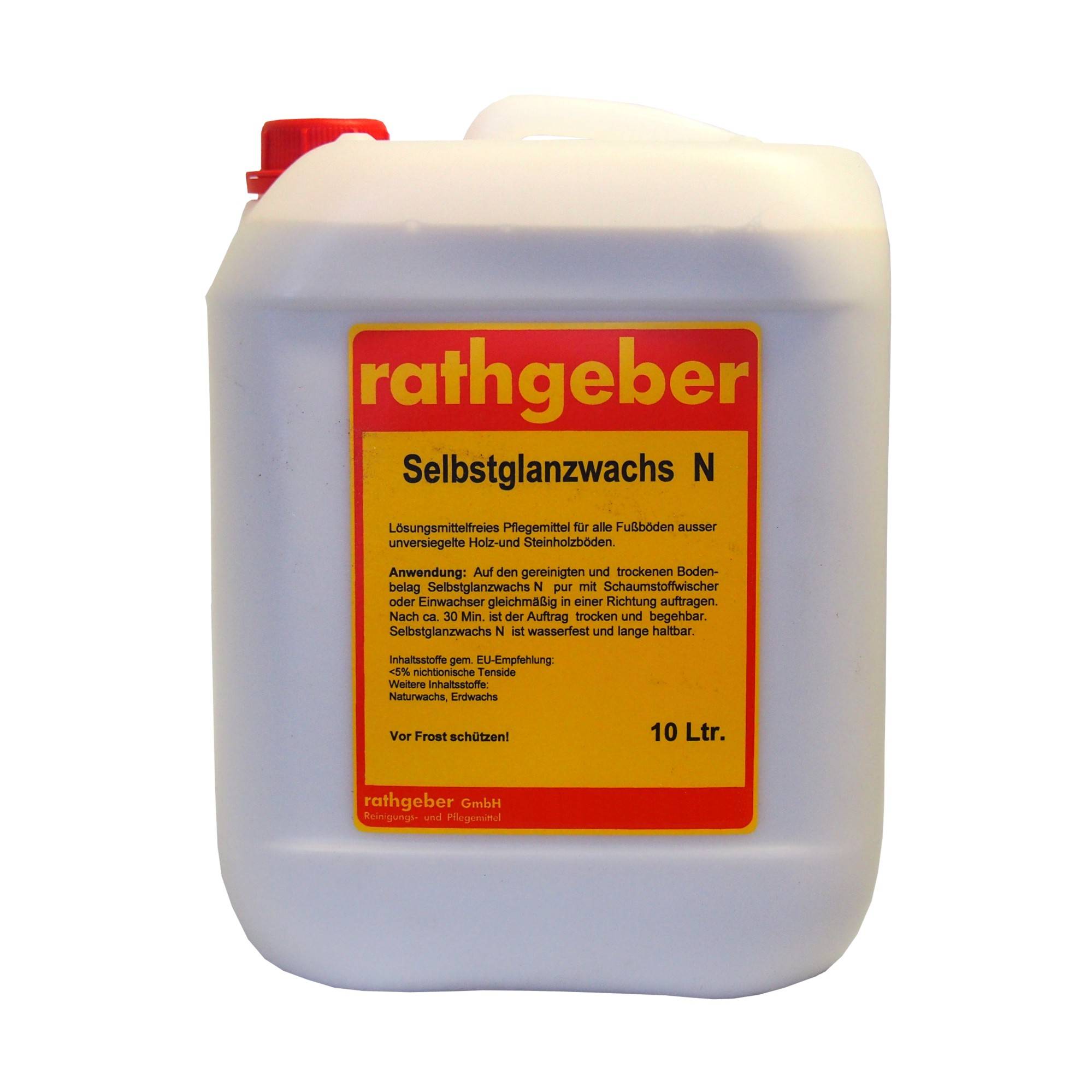 Selbstglanzwachs 'N' / 10,0 l PE-Kanister