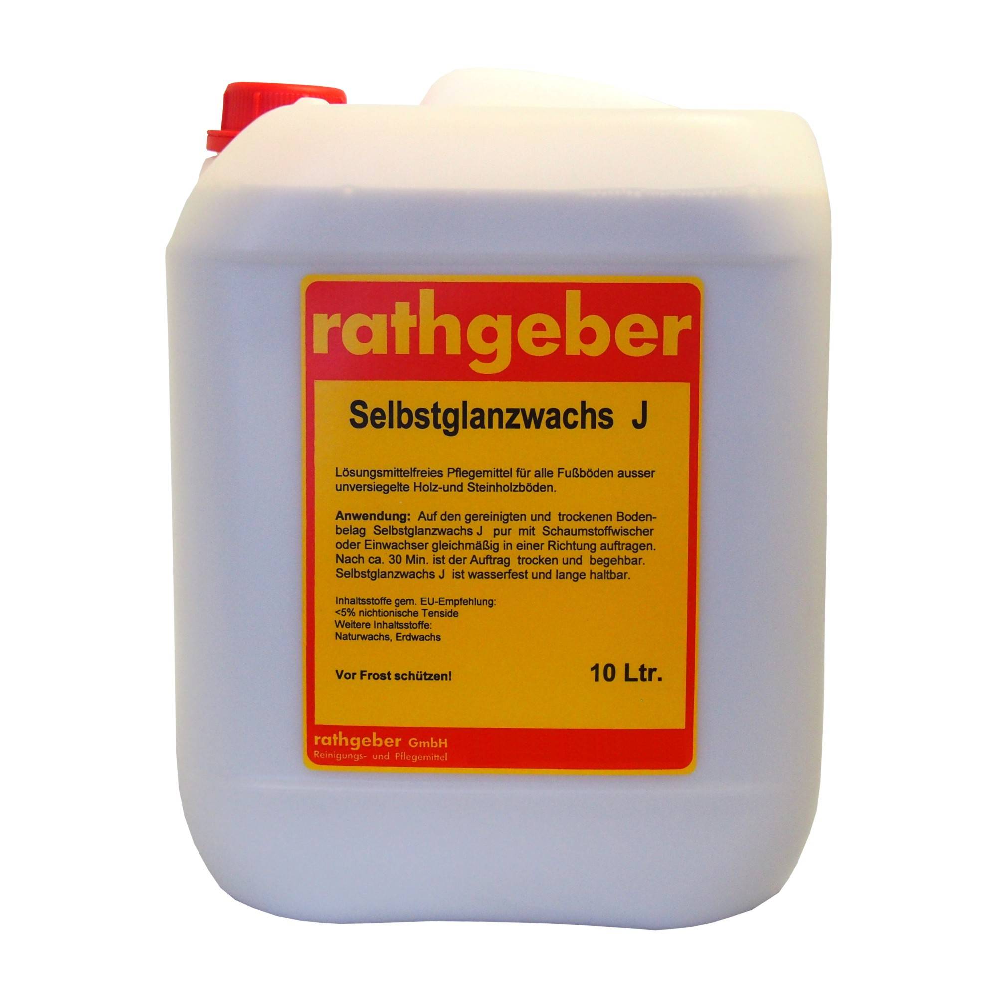 Selbstglanzwachs 'J' / 10,0 l PE-Kanister