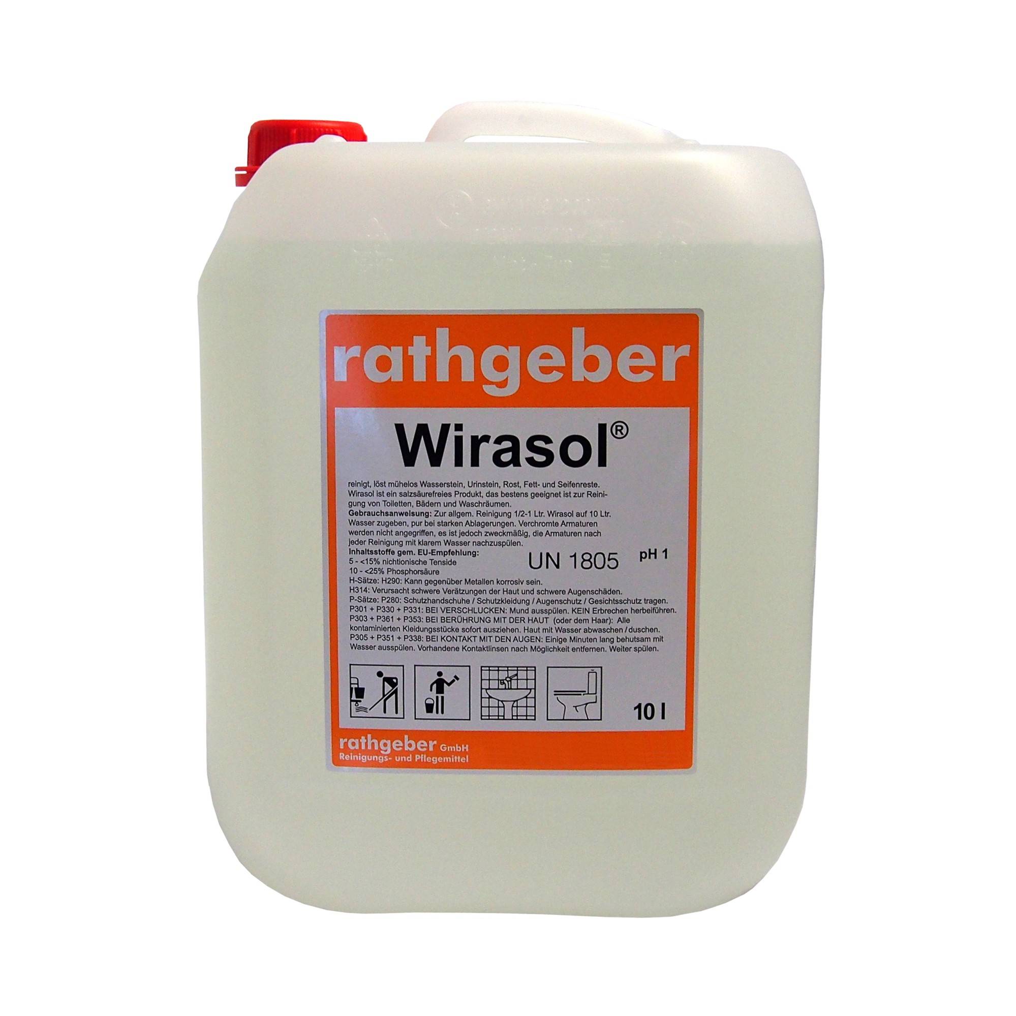 Sanitärreiniger 'Wirasol®' 10,0 L
