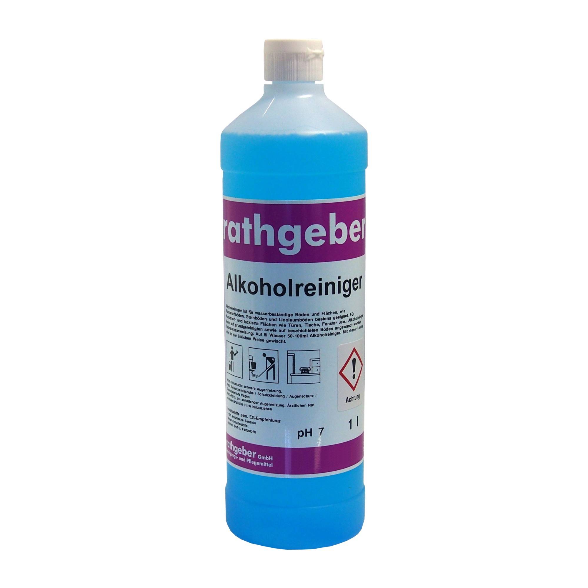Alkoholreiniger blau 1,0 L PET-Flasche