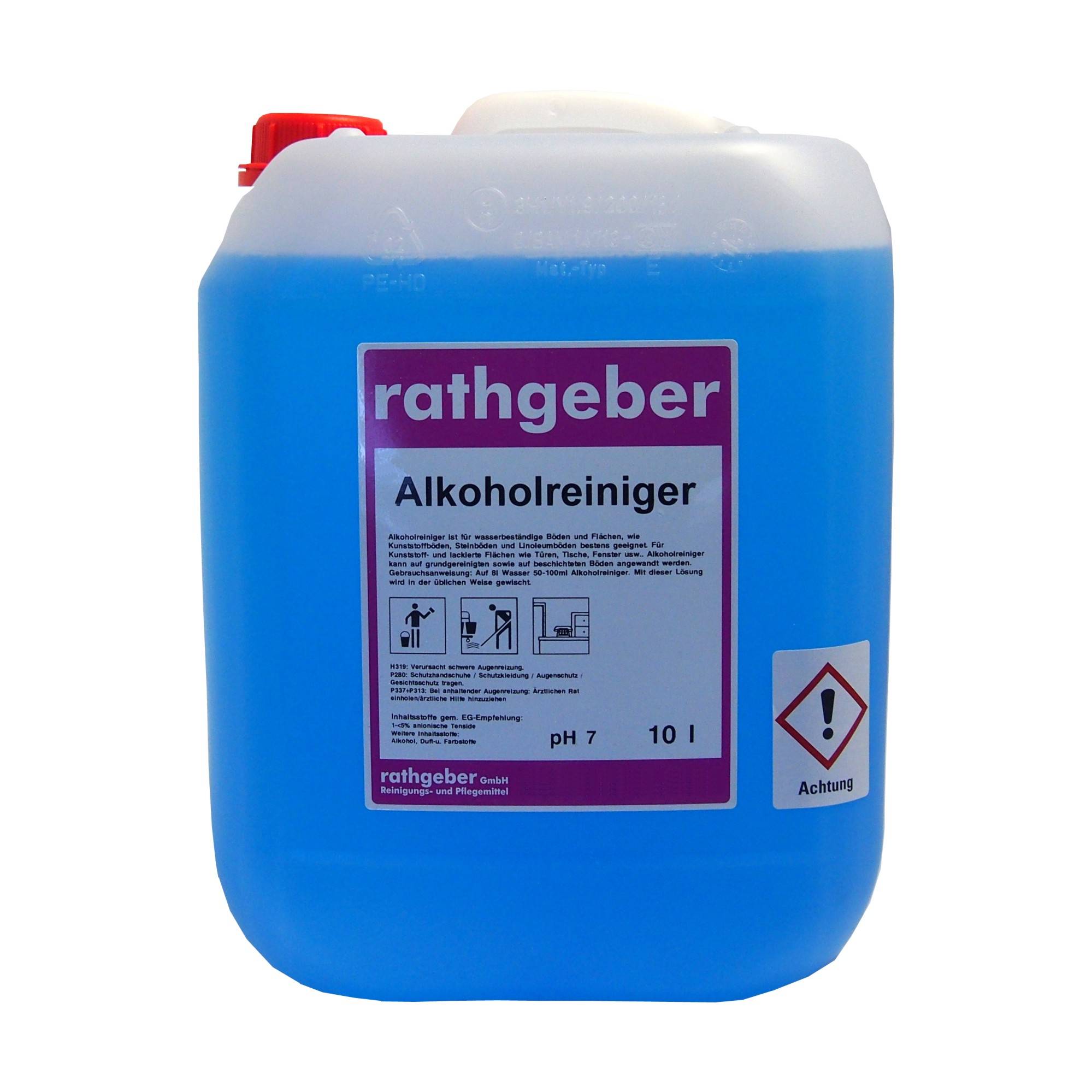 Alkoholreiniger blau 10,0 L PE-Kanister