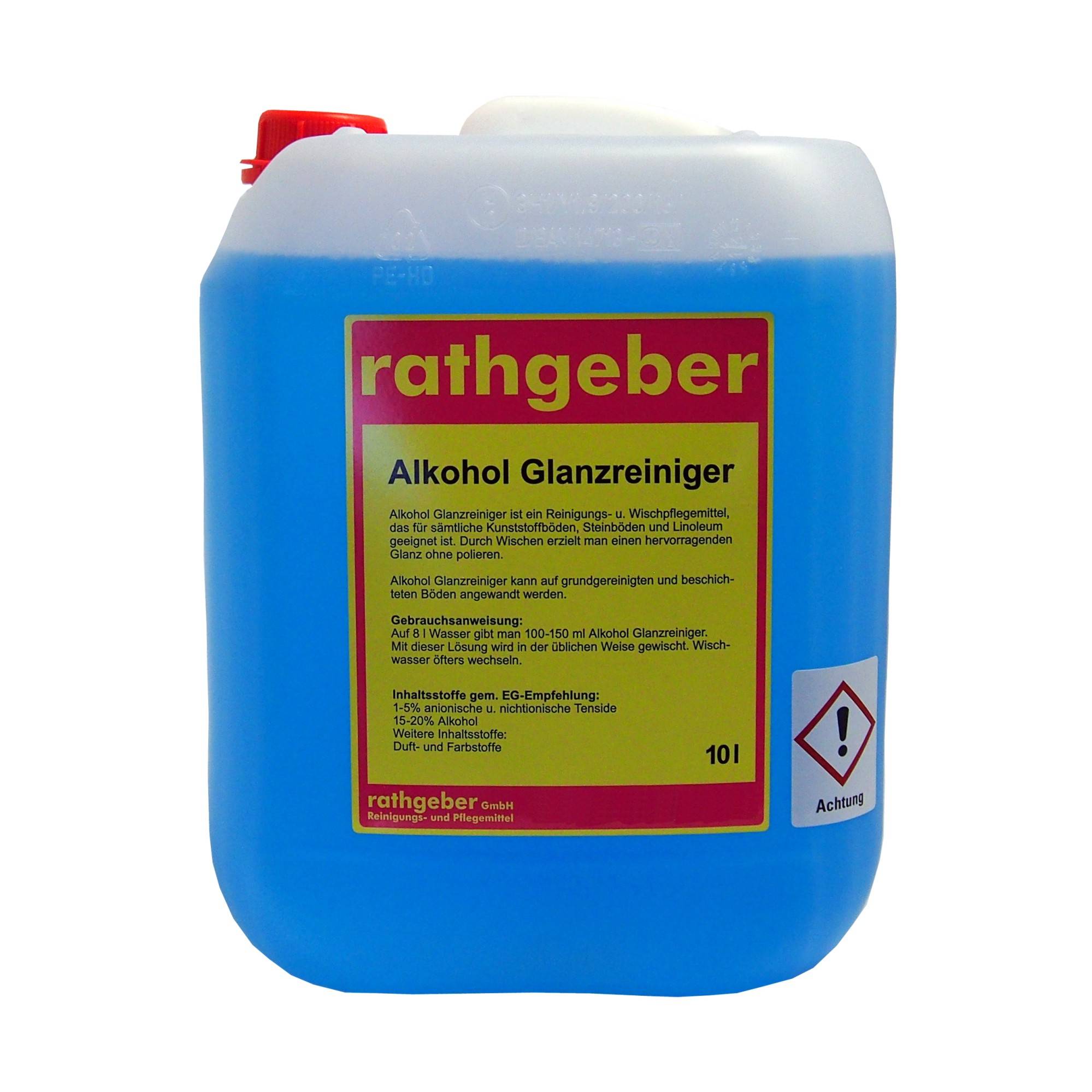 Alkohol-Glanzreiniger 10,0 L PE-Kanister