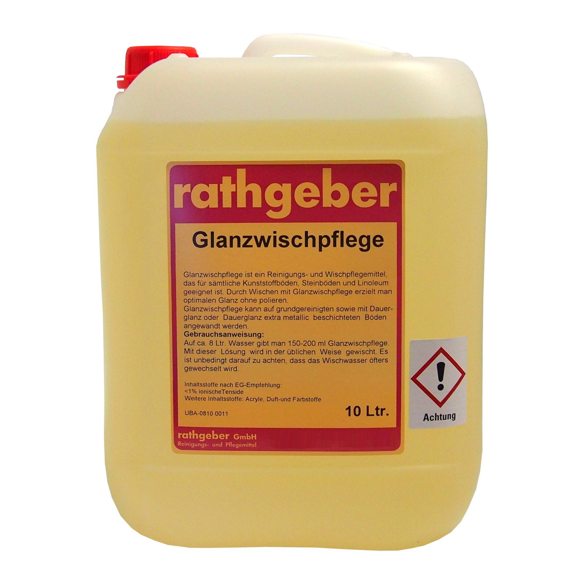 Glanzwischpflege / 10,0 L PE-Kanister