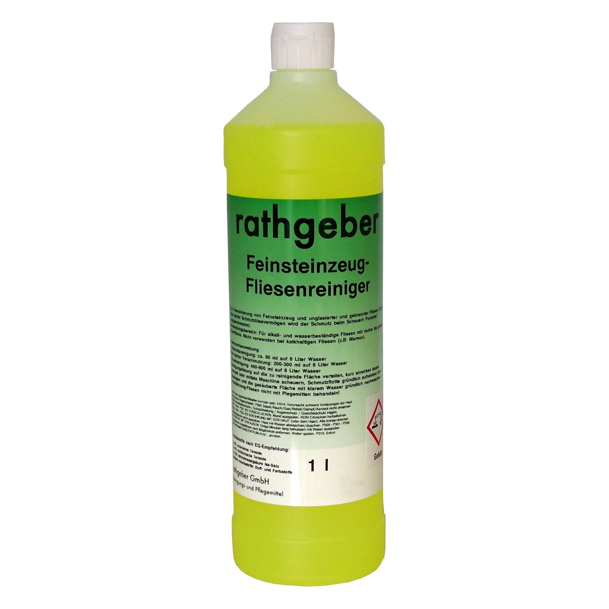 Feinsteinzeug-Fliesen-Reiniger 1,0 L PET-Flasche