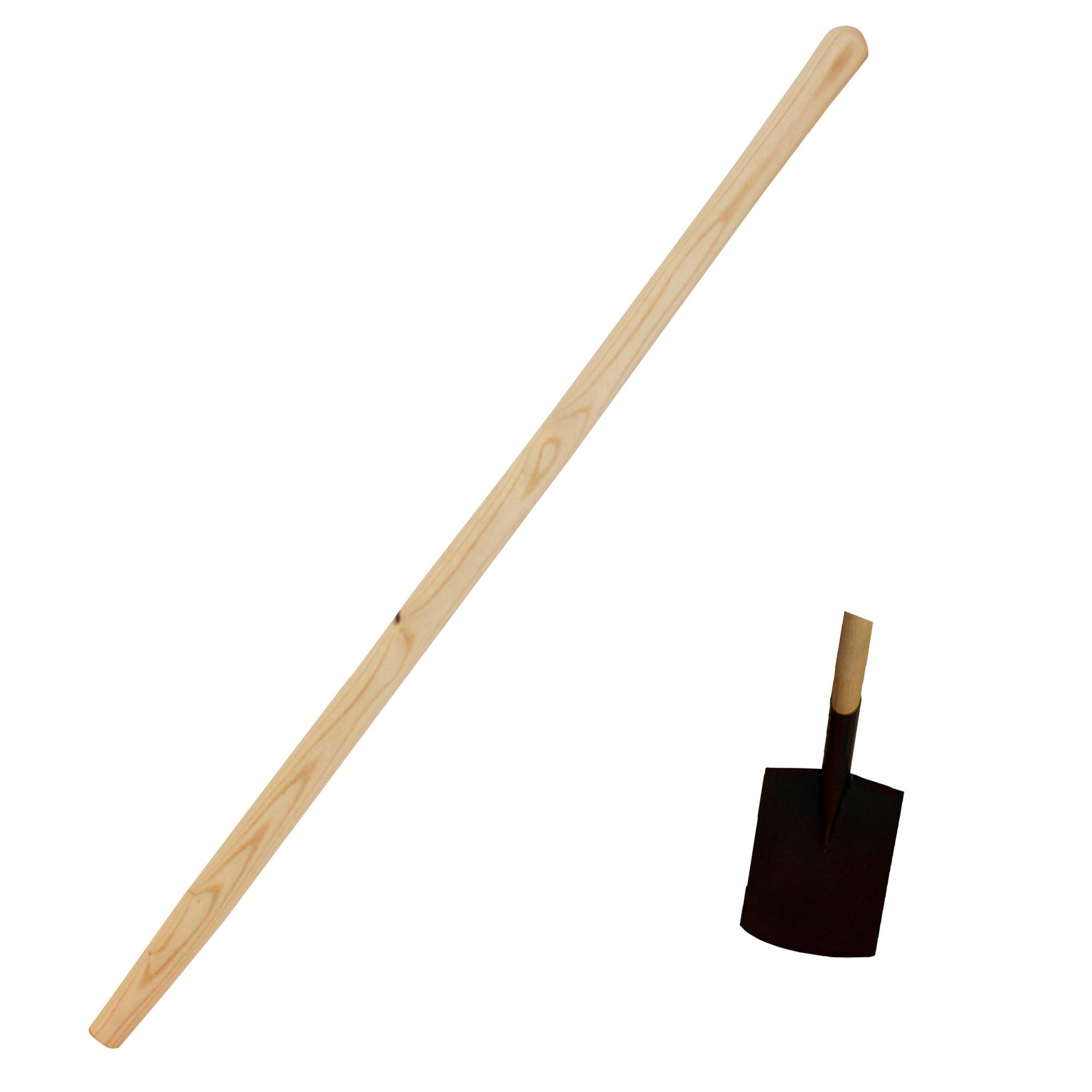 Spatenstiel 1000 mm, gerade, mit Knopfgriff