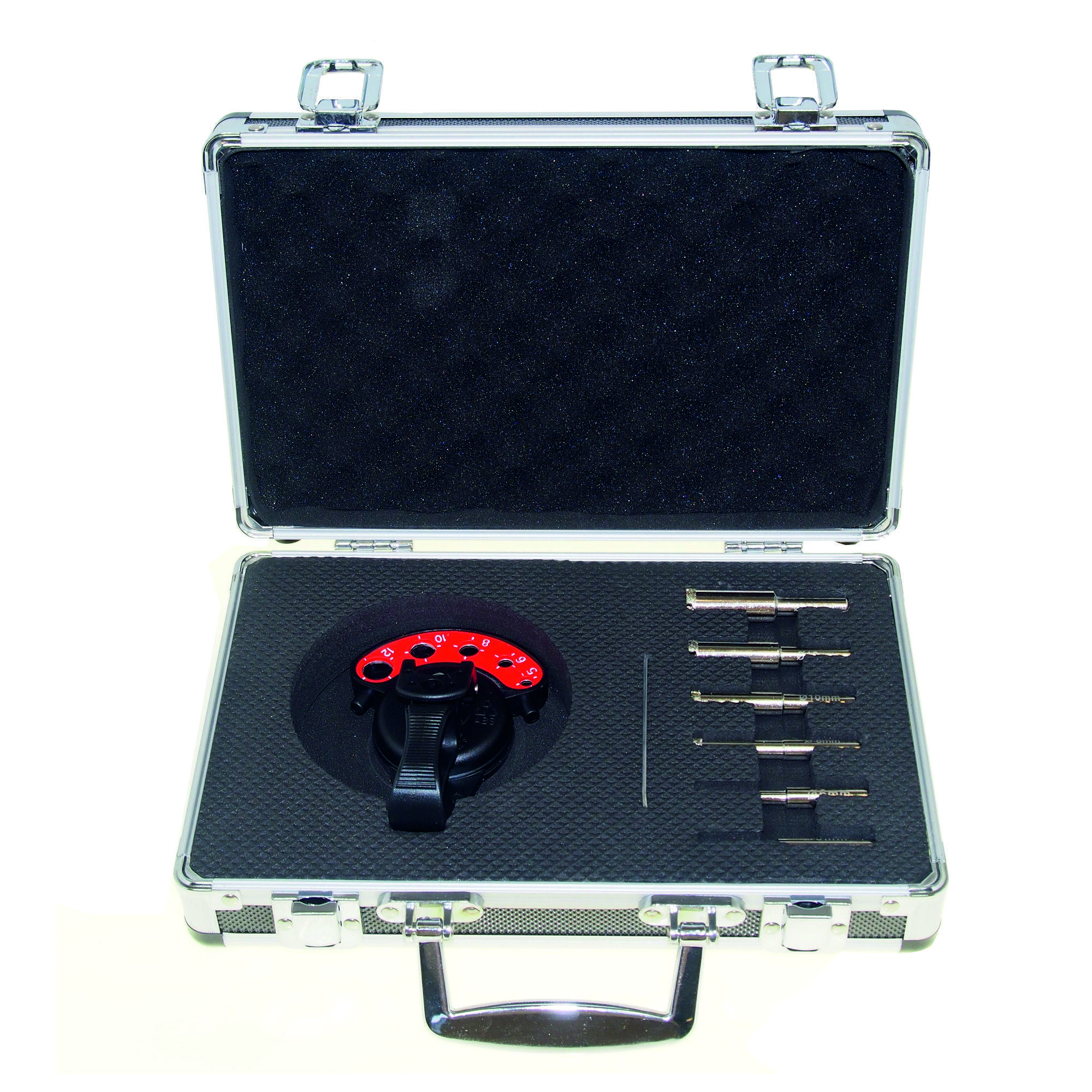 Diamant-Fliesenbohrer-Set 8-tlg, im Alukoffer