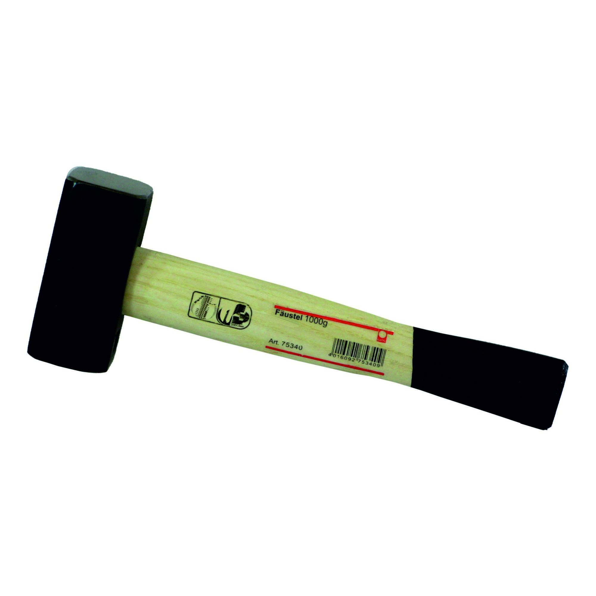 Fäustel 1,0 kg, mit Holzstiel