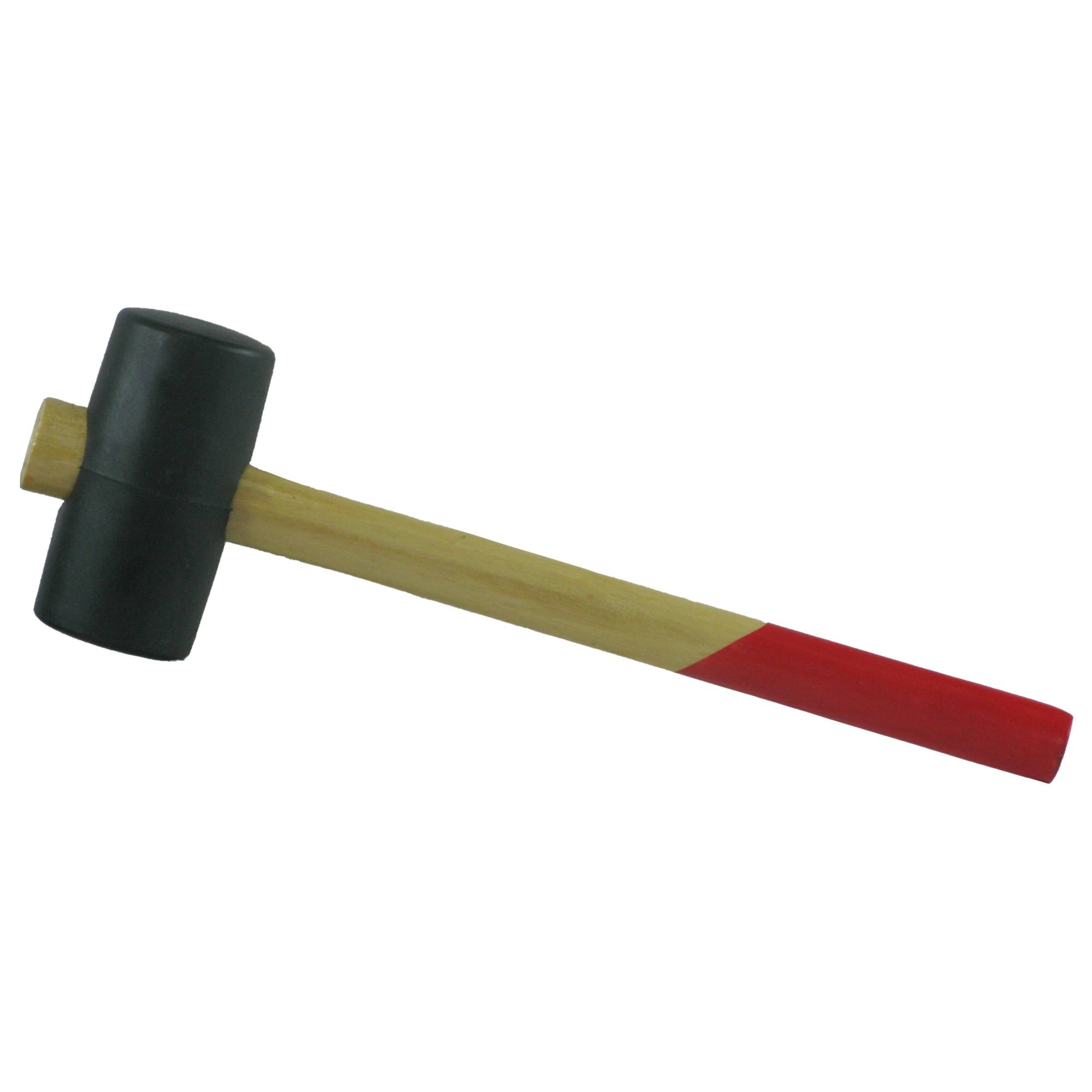Gummihammer, Kopf-Ø 40 mm, mit Holzholzstiel