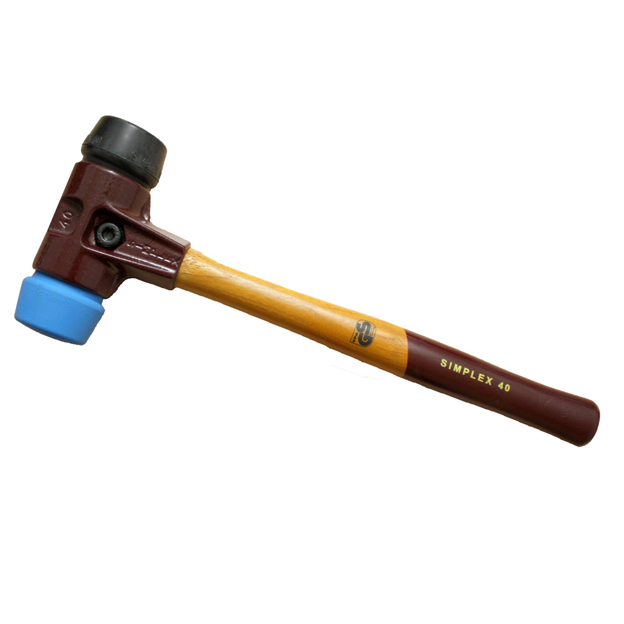 Simplex-Schonhammer Ø 30 mm Gummikomposition / TPE-Soft