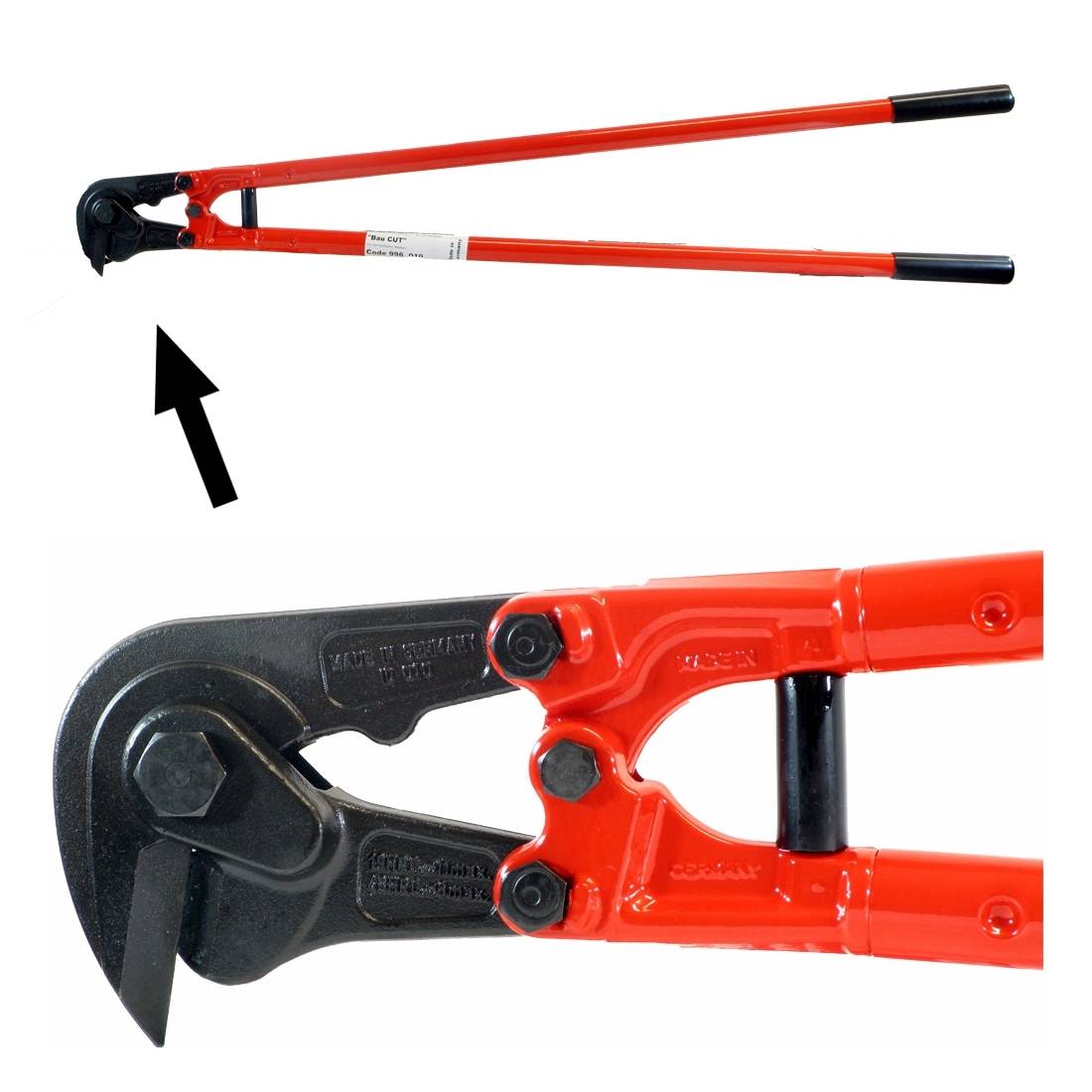 Messerkopf für Baustahlmattenschneider 950 mm 'VBW 996 BauCUT'