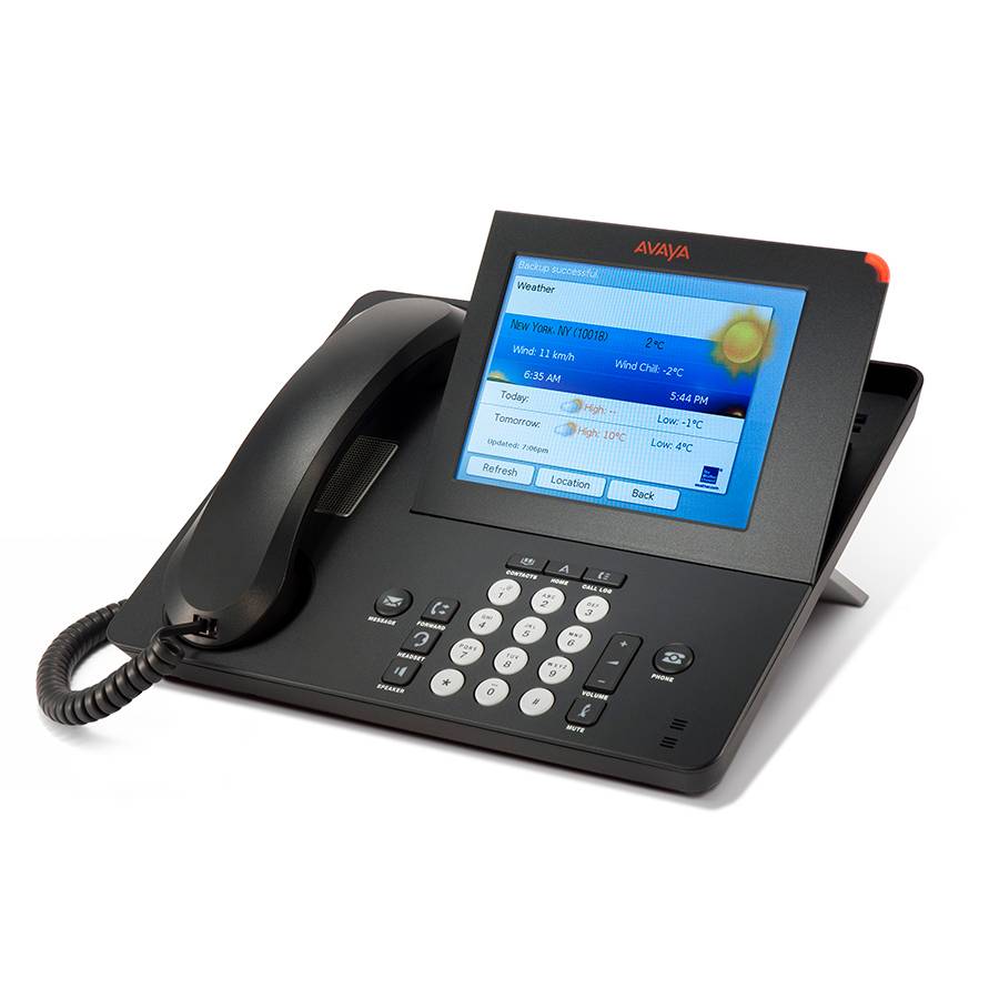 AVAYA 9670G - IP Desktop Phone (Farb-Touchscreen | H.323) - in grau