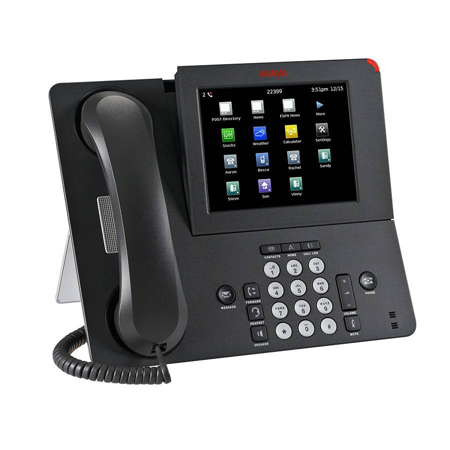 AVAYA 9670G - IP Desktop Phone (Farb-Touchscreen | H.323) - in grau