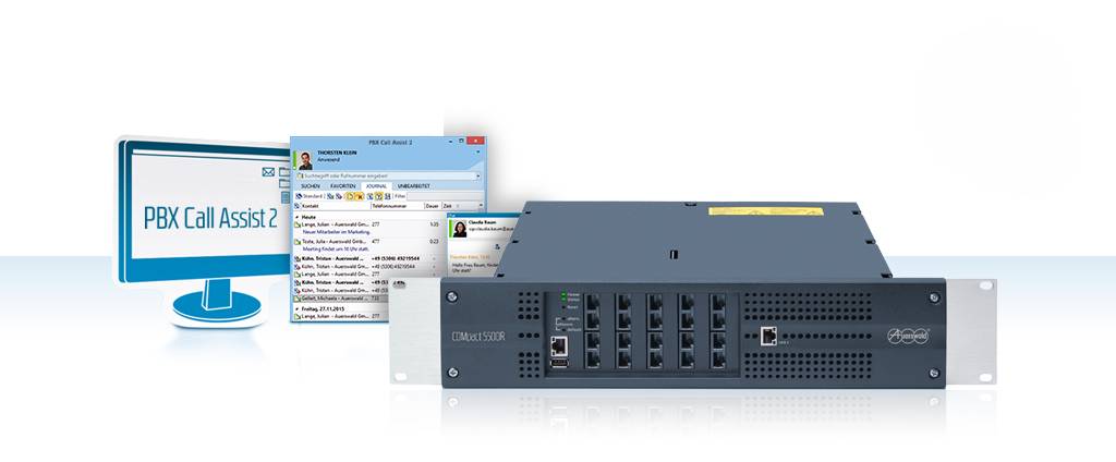 Auerswald COMpact 5500R - IP-PBX - 2U - in Rack montierbar
