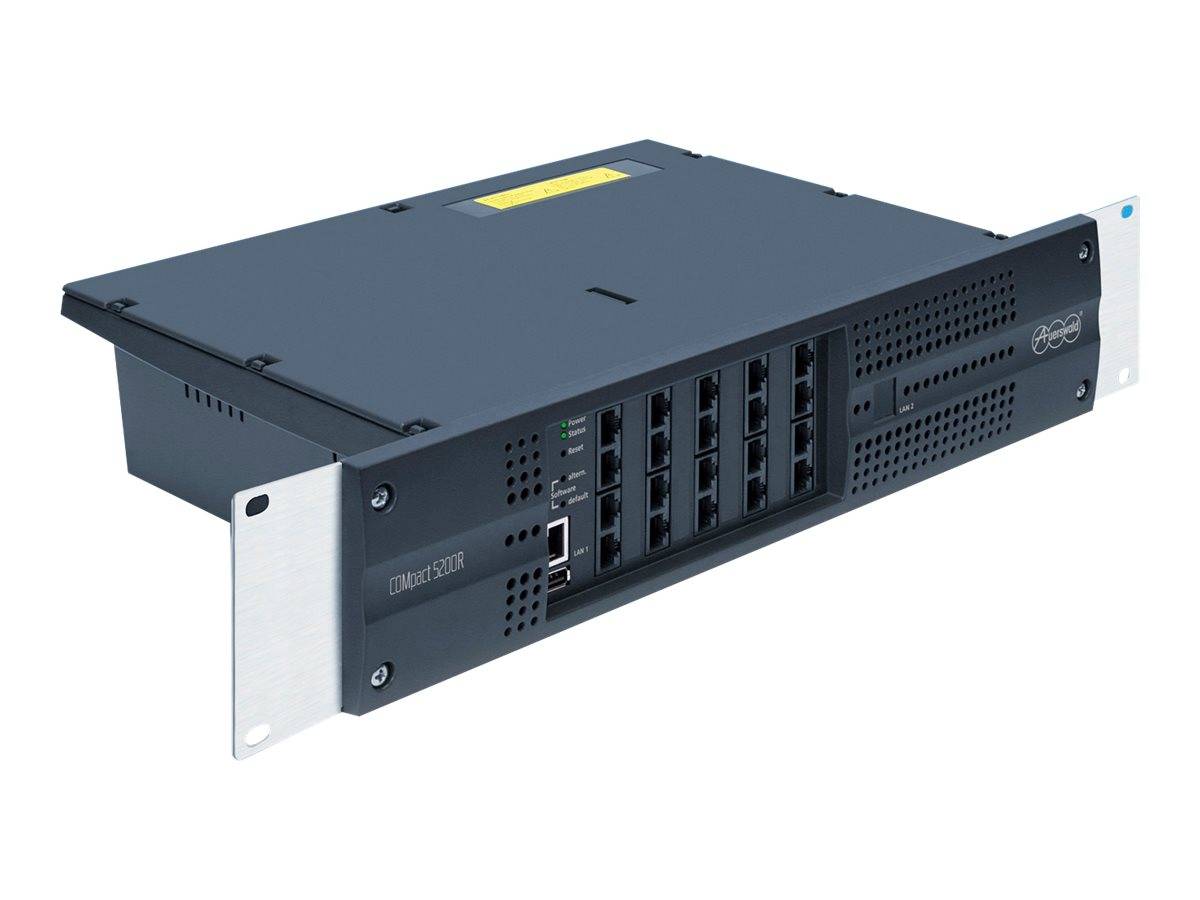 Auerswald COMpact 5200R - IP-PBX - 2U - in Rack montierbar