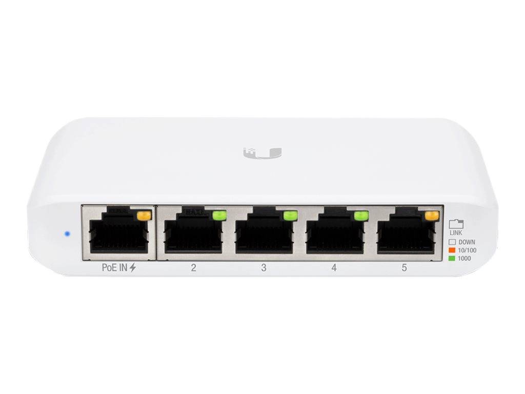 Ubiquiti UniFi Switch USW Flex Mini - Switch - Smart - 4 x 10/100/1000 + 1 x 10/100/1000 (PoE+)