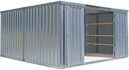 Materialcontainer 2-er KOMBI MC 1400