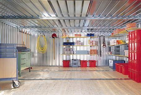 Materialcontainer verzinkt. vormont. B 4050xT 6520mm