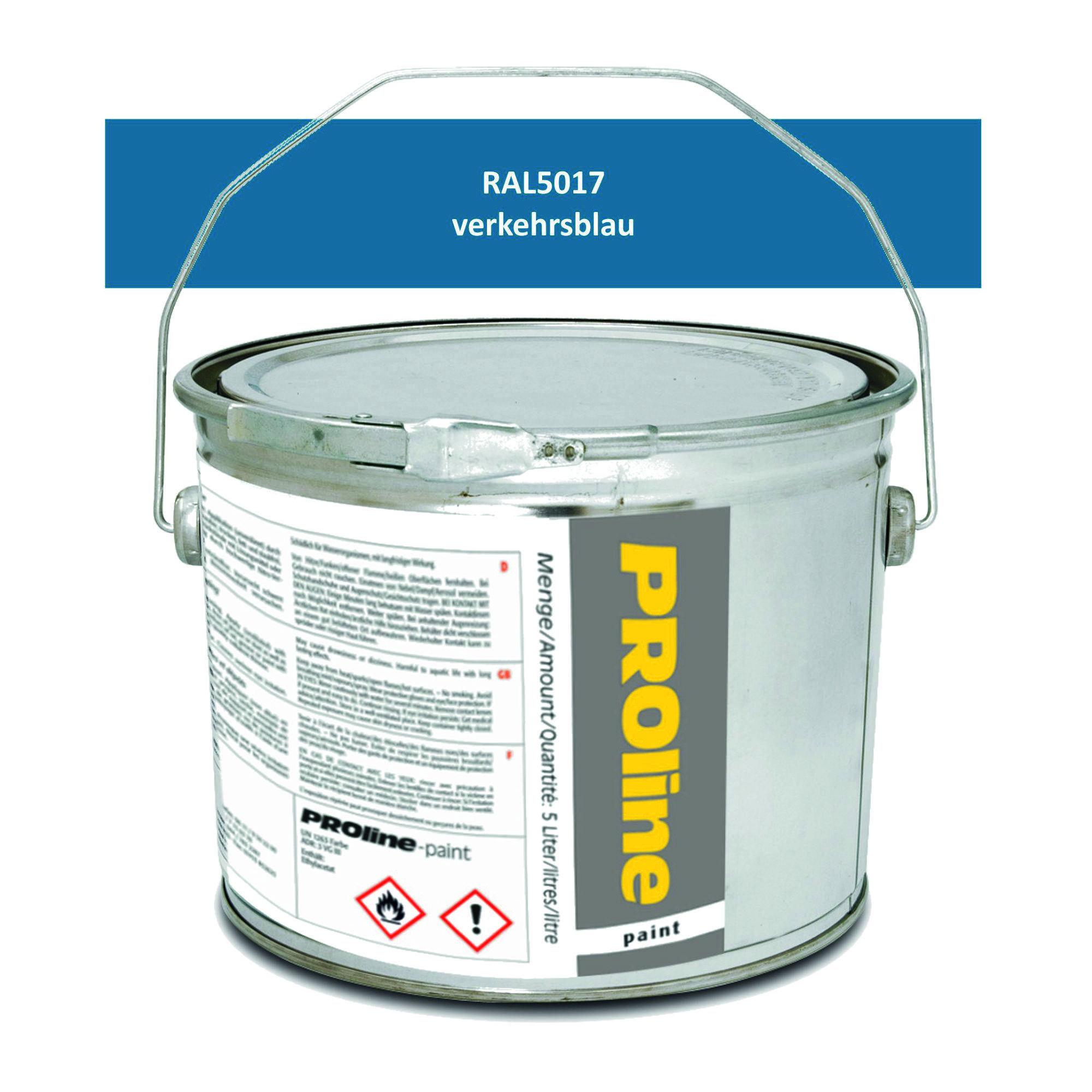Hallen-Markierfarbe 'PROline-paint' BLAU / Eimer a 5,0 Liter