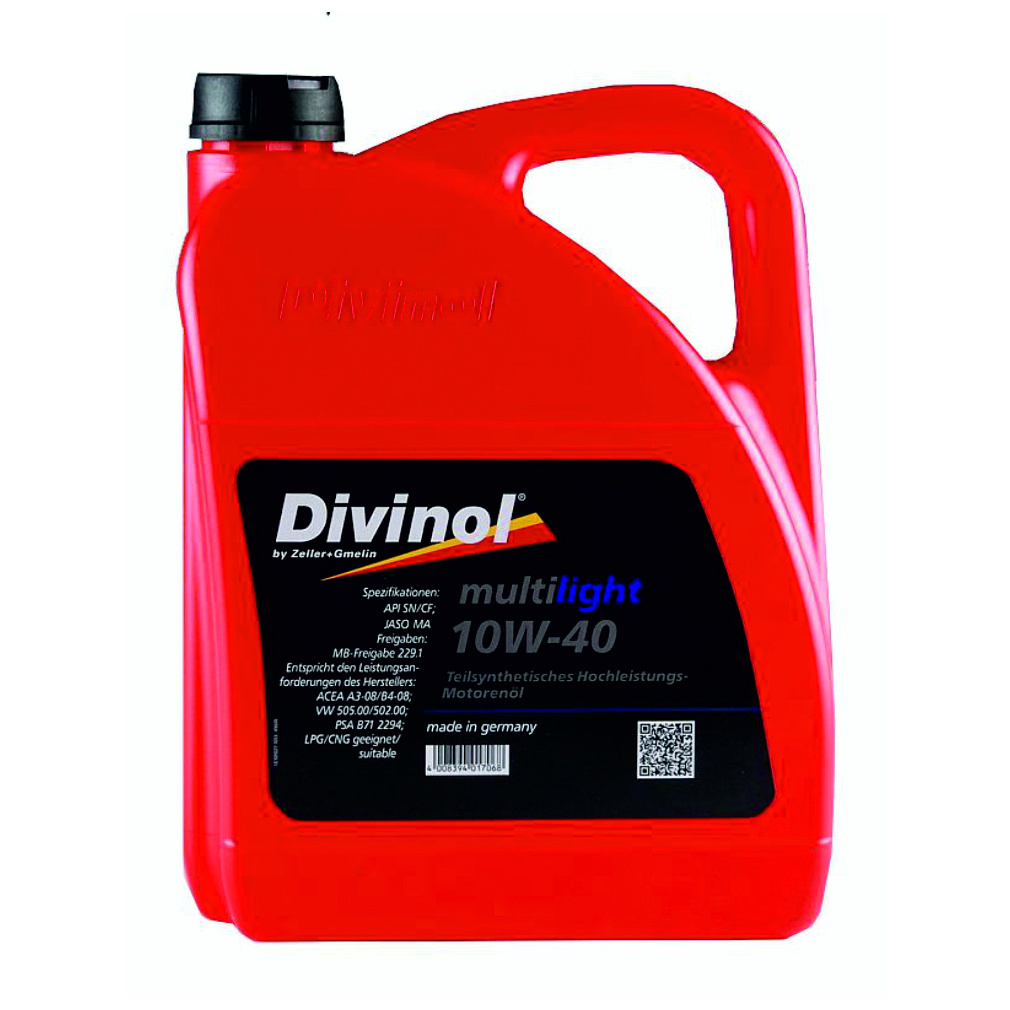 Motorenöl 'Divinol' Multilight 10W-40 / 5,0 Liter Kanister