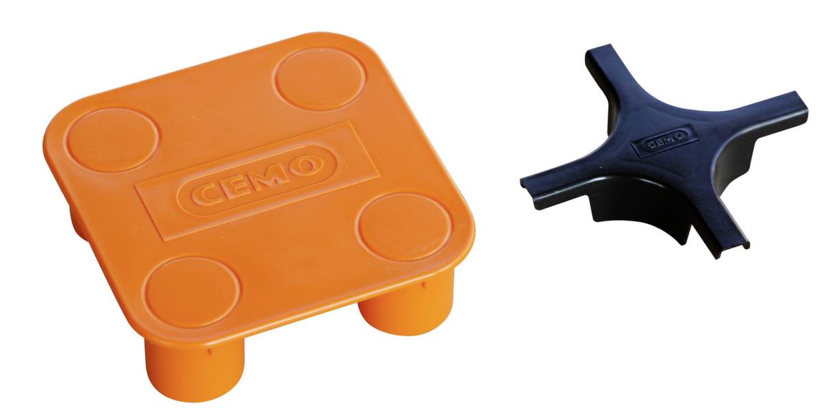 Kreuzverbinder,f. Auffangwanne,HxLxB 35x115x115mm