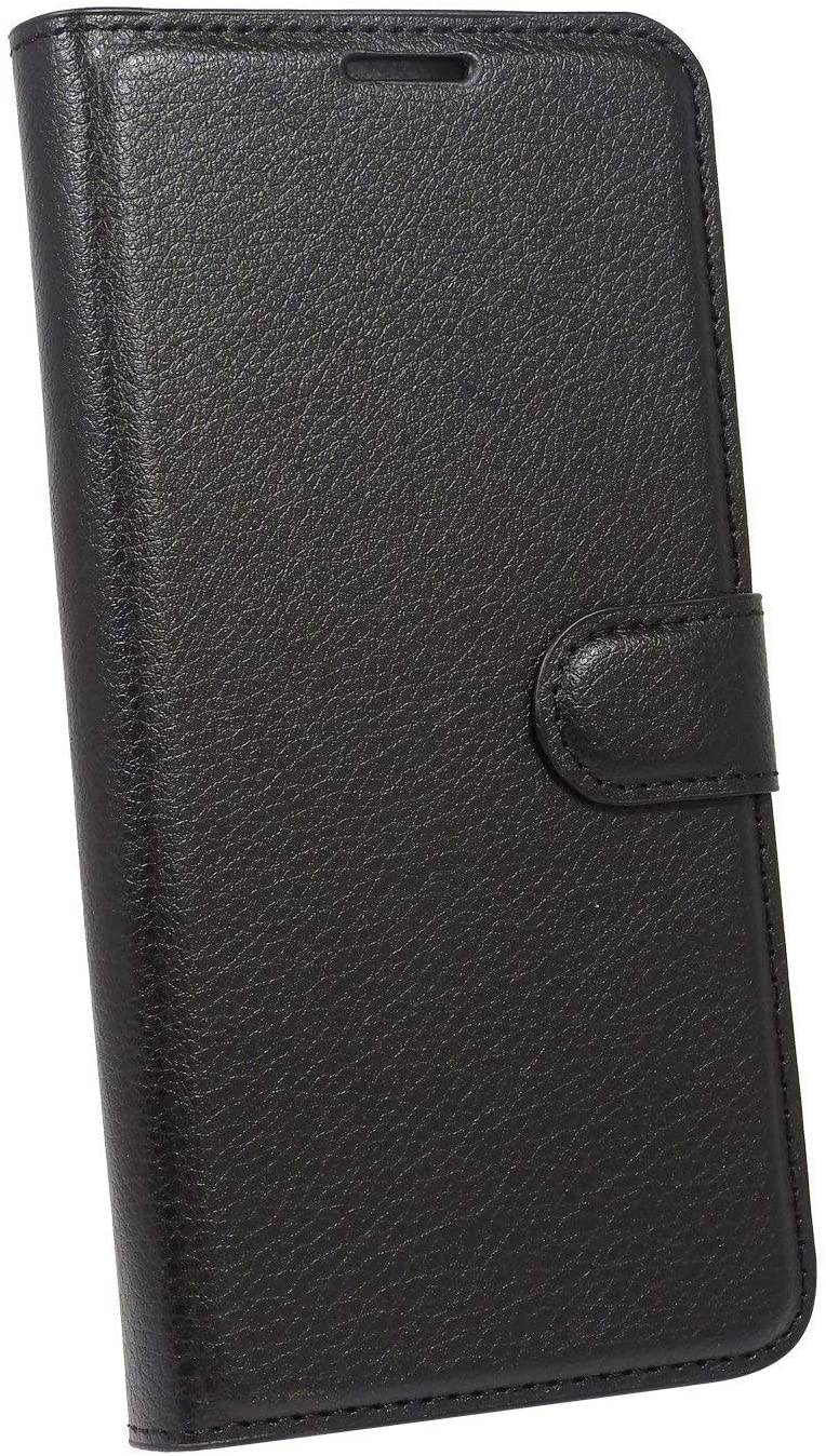 Buchtasche "Fancy" für SAMSUNG GALAXY XCOVER PRO (G715F) Handy Hülle Etui Brieftasche Schutzhülle Schwarz