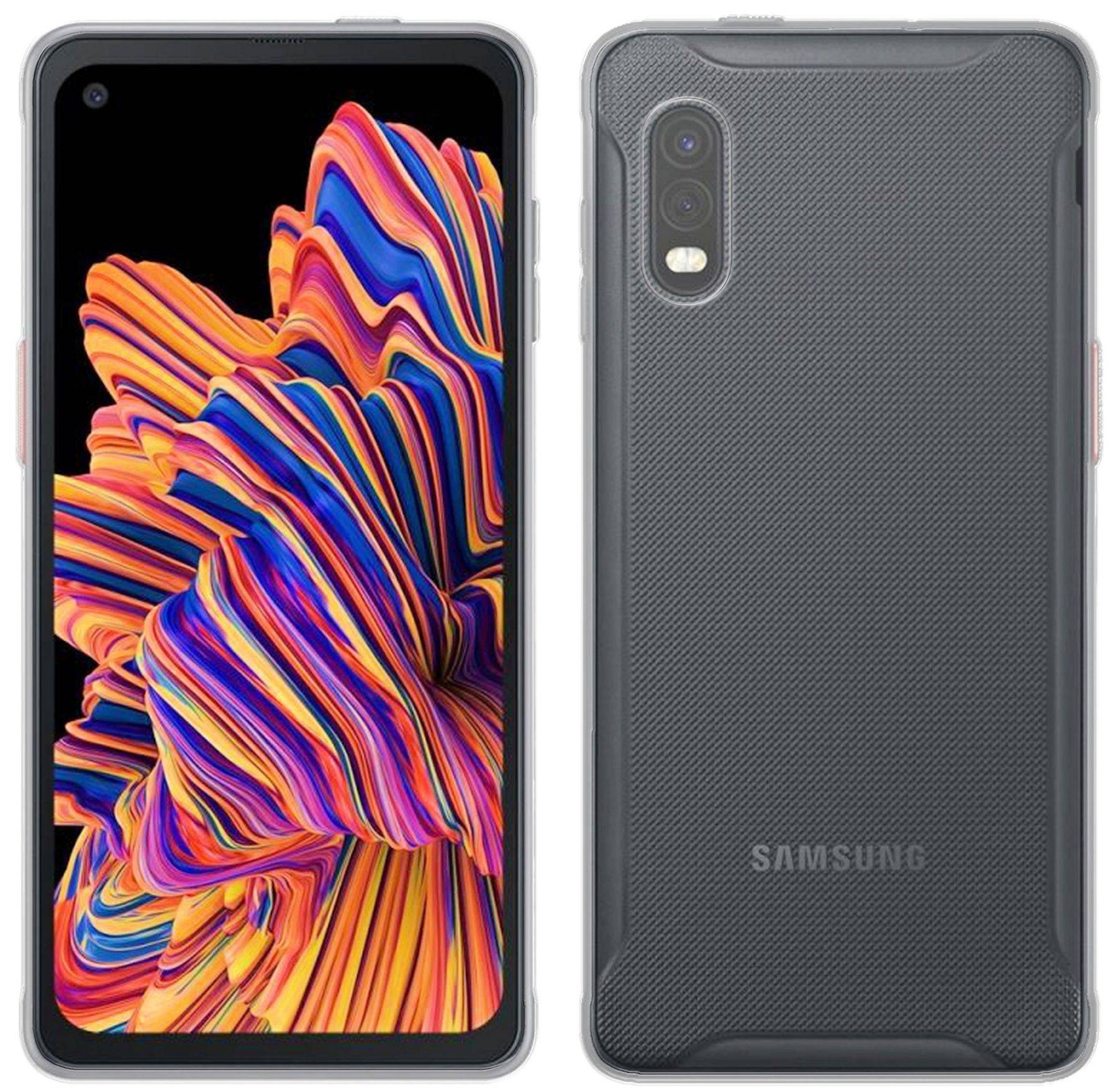 Silikon Hülle Basic für Samsung Galaxy Xcover Pro ( G715F ) Case TPU Soft Handy Cover Schutz Transparent