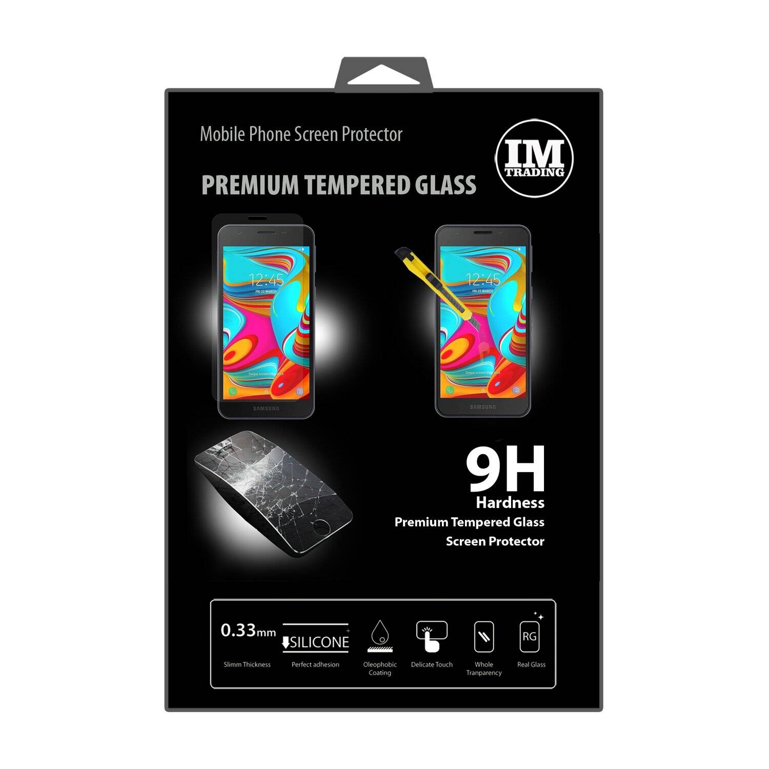 cofi1453® Schutzglas 9H kompatibel mit Samsung Galaxy A2 Core (A260G) Displayschutzfolie Schutzfolie Passgenau Glas