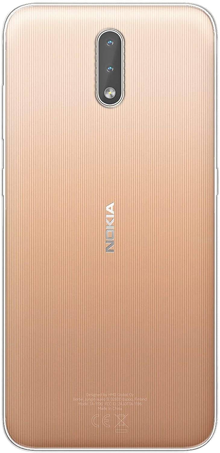 cofi1453® Silikon Hülle Basic kompatibel mit NOKIA 2.3 Case TPU Soft Handy Cover Schutz Transparent