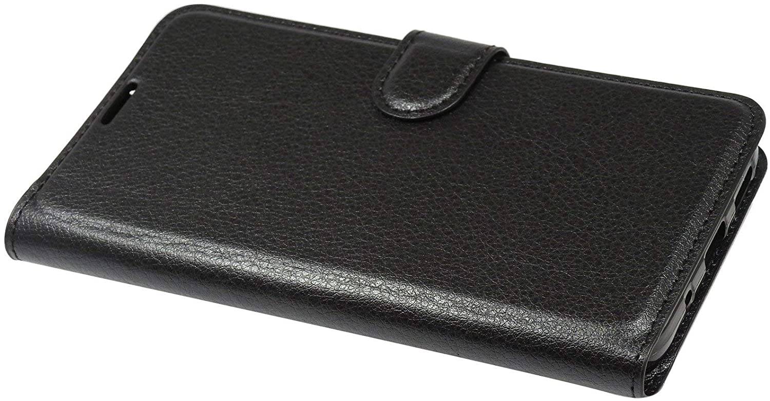 cofi1453® Buch Tasche "Fancy" kompatibel mit NOKIA 2.3 Handy Hülle Etui Brieftasche Schutzhülle mit Standfunktion, Kartenfach Schwarz