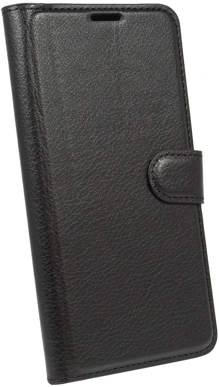 cofi1453® Buch Tasche "Fancy" kompatibel mit NOKIA 2.3 Handy Hülle Etui Brieftasche Schutzhülle mit Standfunktion, Kartenfach Schwarz