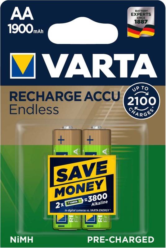 Varta Cons.Varta Recharge Accu Endless AA 56676 Bli.2
