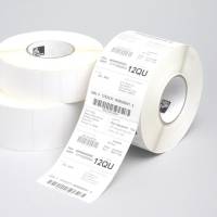 Zebra Z-Perform 1000T - Matt - permanenter Acrylklebstoff - weiß - 101.6 x 127 mm 4608 Stck. (4 Rolle(n)
