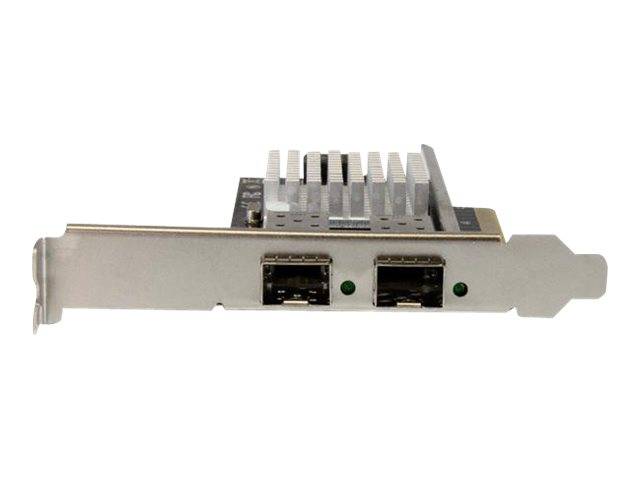 StarTech.com 10G Network Card - 2x 10G Open SFP+ Multimode LC Fiber Connector - Intel 82599 Chip - Gigabit Ethernet Card