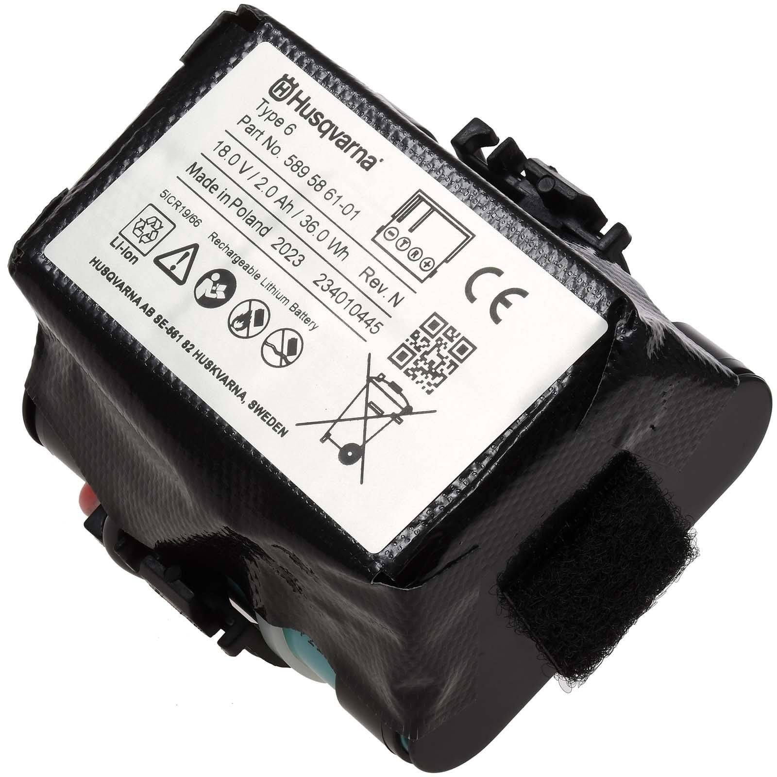 Husqvarna Akku für Mähroboter Automower 105,305,308 Gardena R40, R50, R80,586 57 62-02,589 58 61-01, 18,25V, Li-Ion