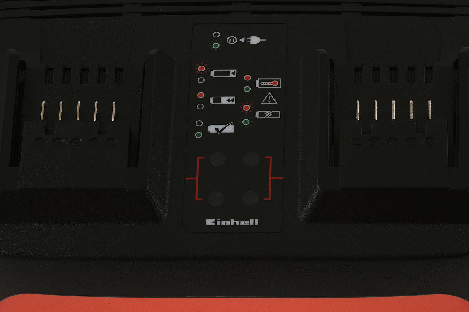 Einhell Power X-Change Zweifach-Ladegerät, Power-X-Twincharger 3A 4512069, 18V