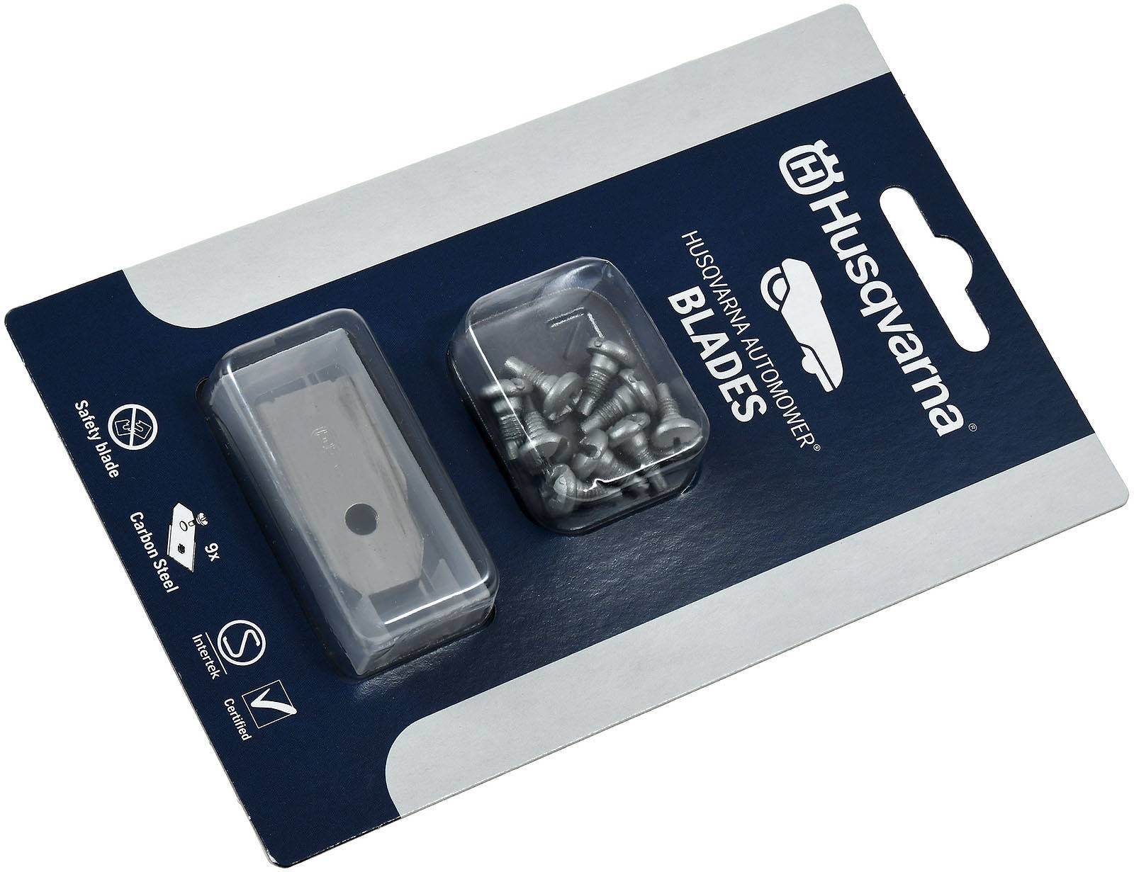 Husqvarna Automower Ersatz-Messer-Klingen, Carbon, kompatibel mit Mähroboter 9er Set